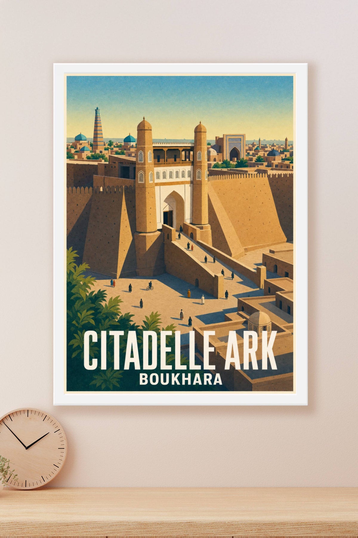 Affiche de Boukhara, poster de la Citadelle Ark