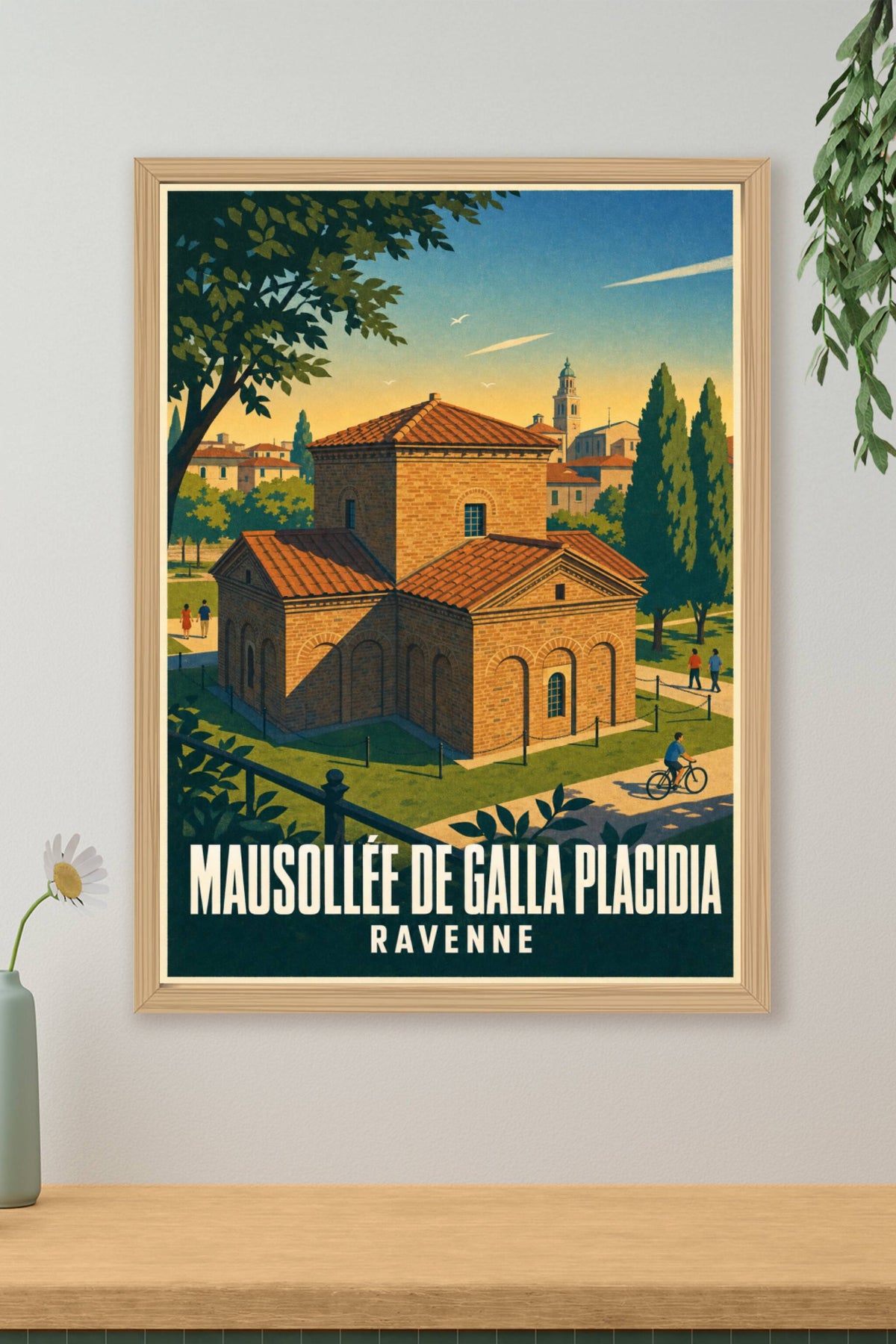 Poster du Mausolée de Galla Placidia, Ravenne