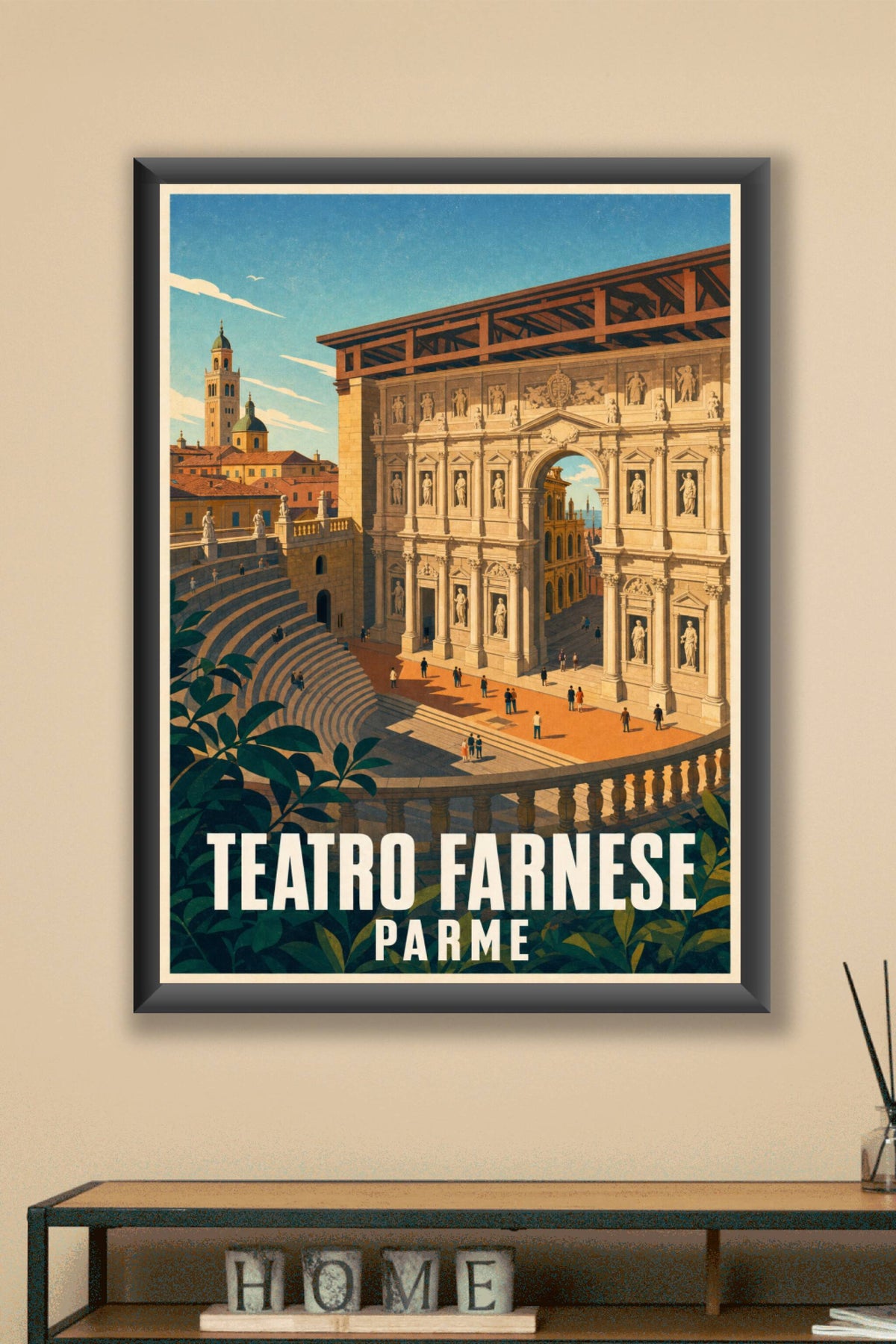 Affiche de Parme, poster Teatro Farnese