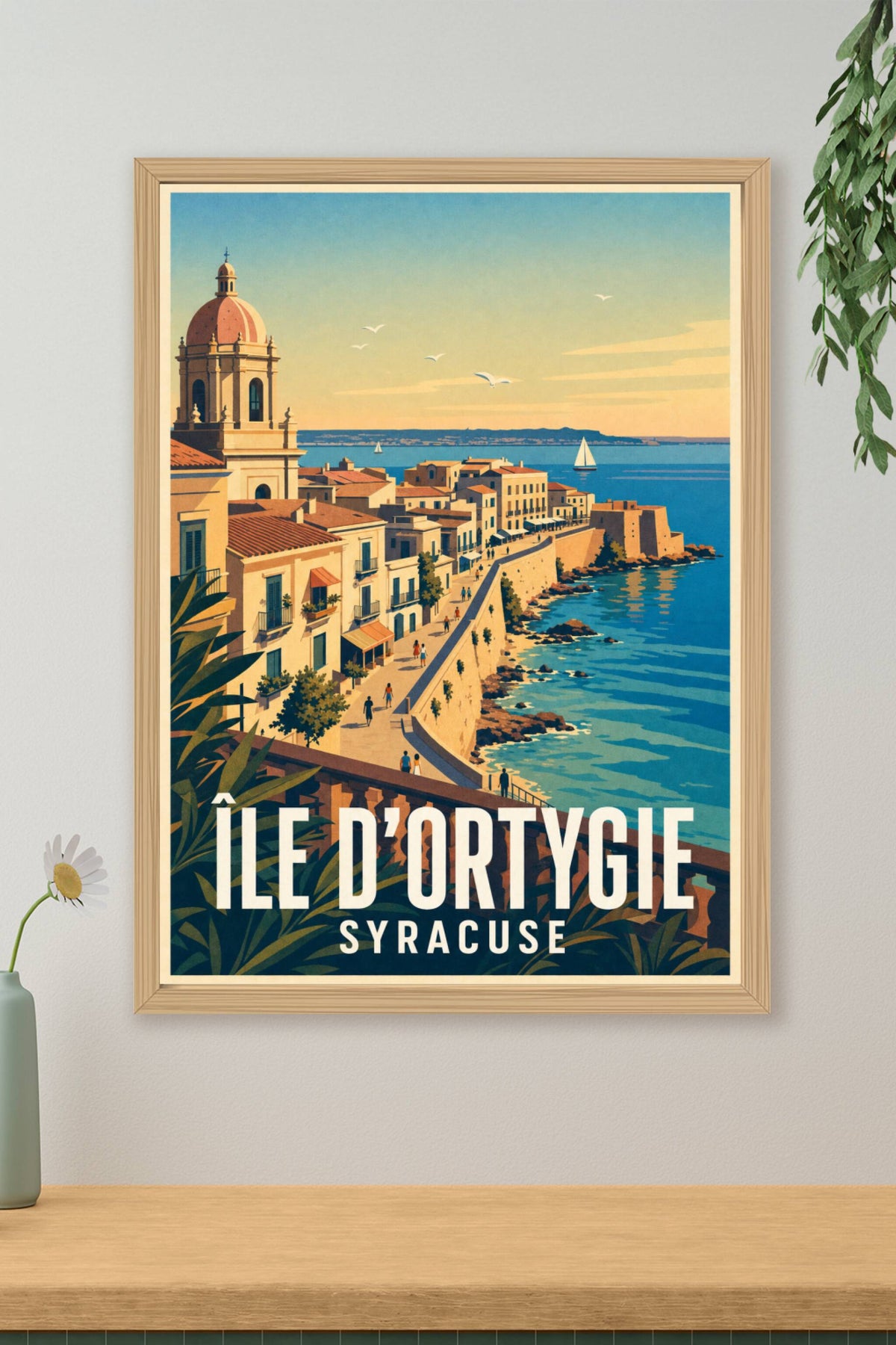Poster d'Ortygie, Syracuse Sicile
