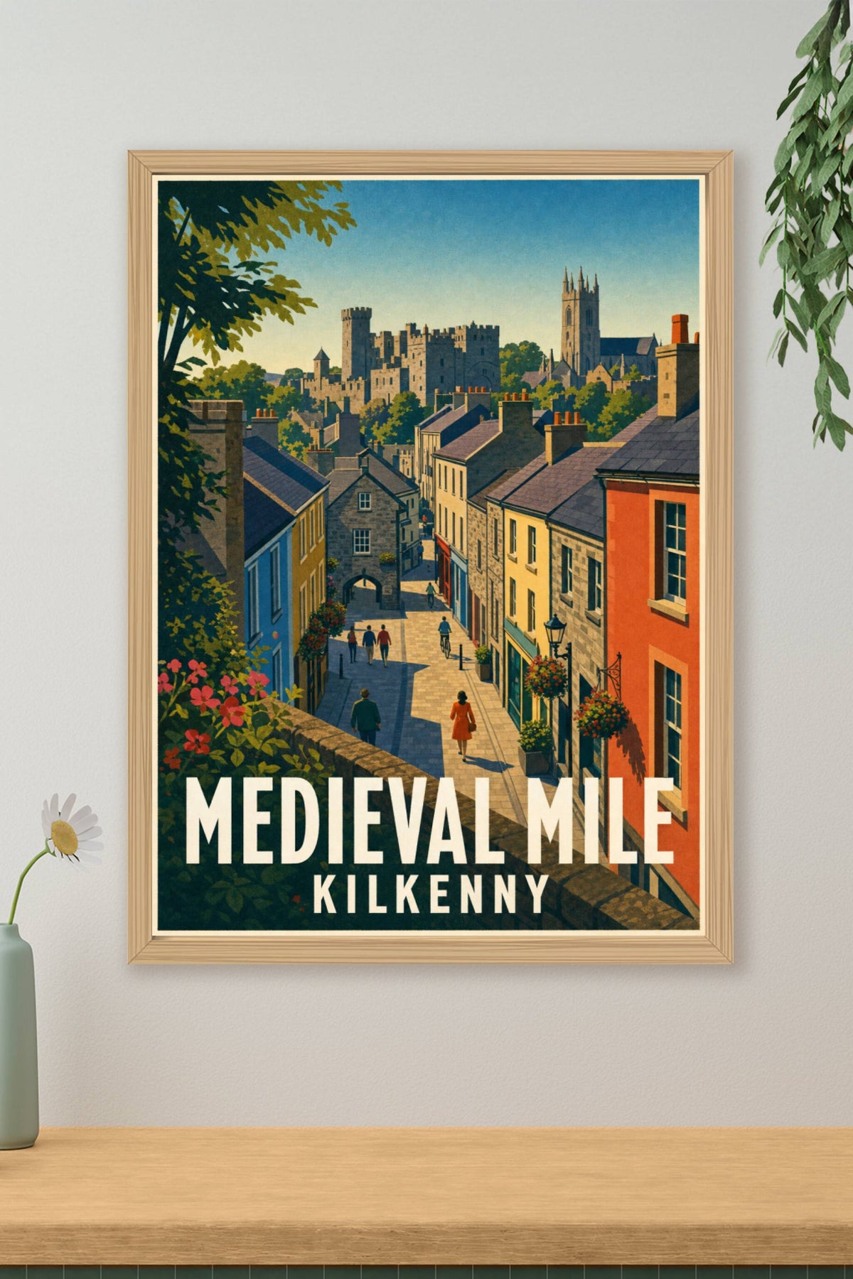 Affiche de Kilkenny, poster Medieval Mile