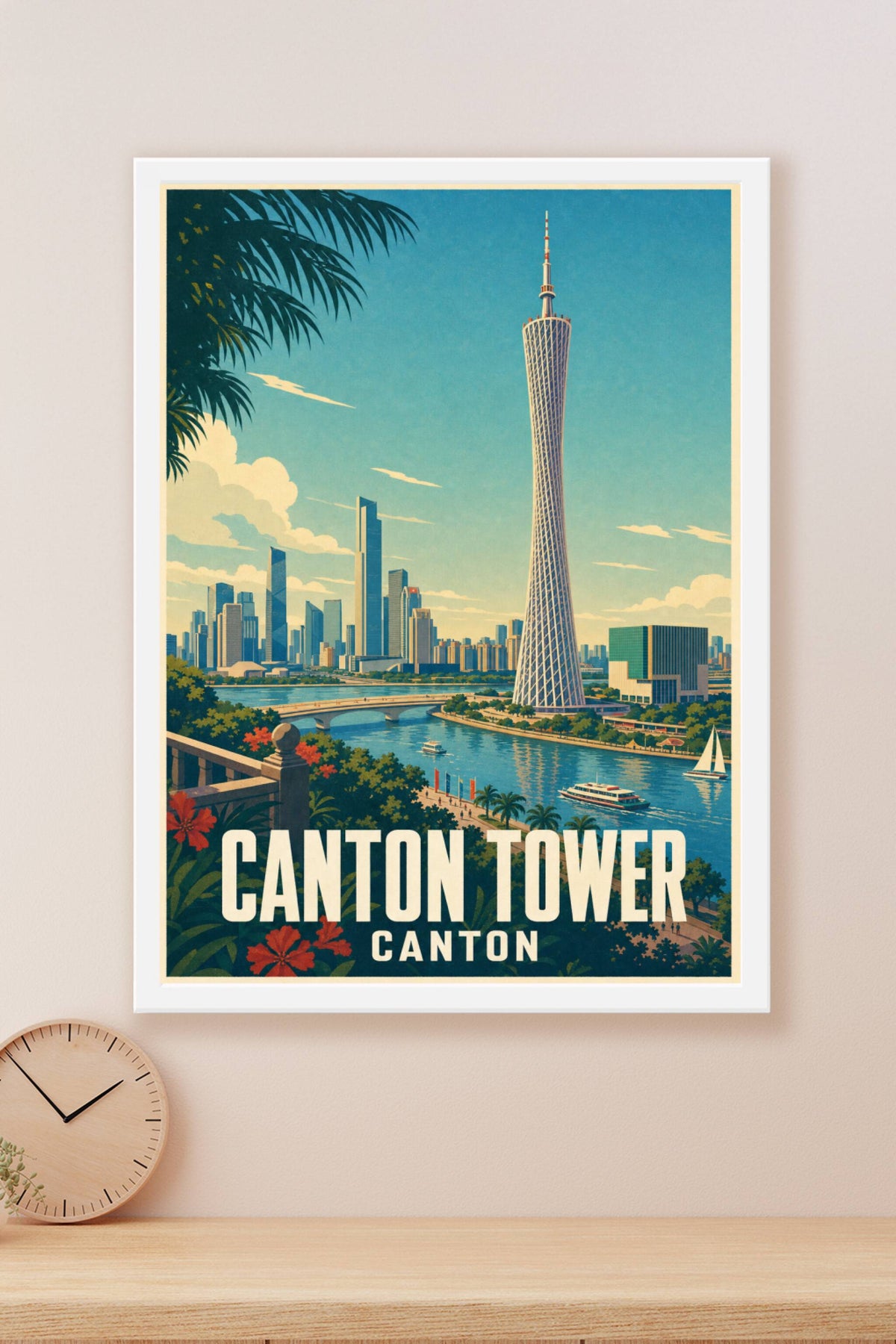 Affiche de Canton, poster Canton Tower