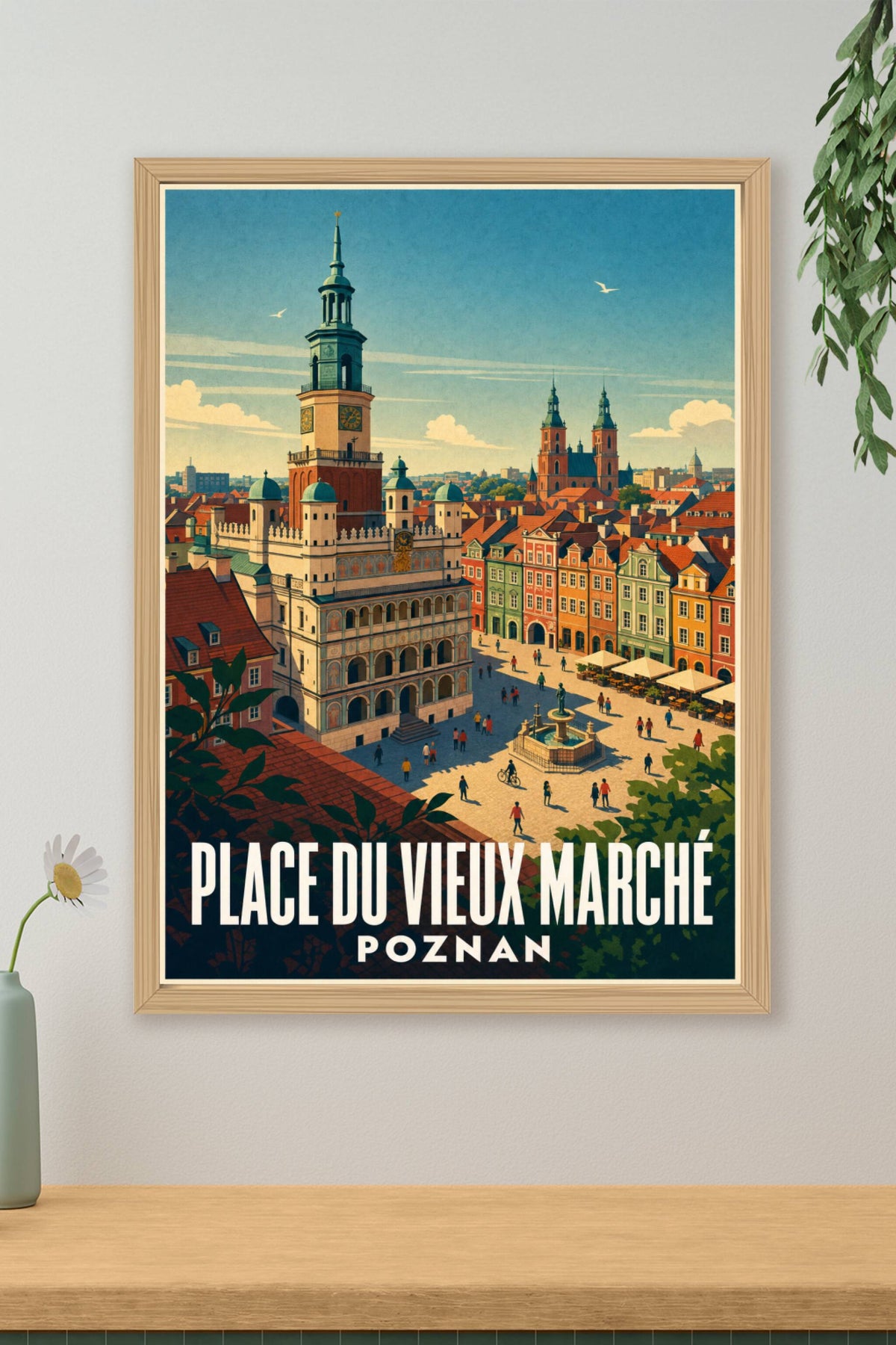 Affiche de Poznan, Place du Vieux Marché