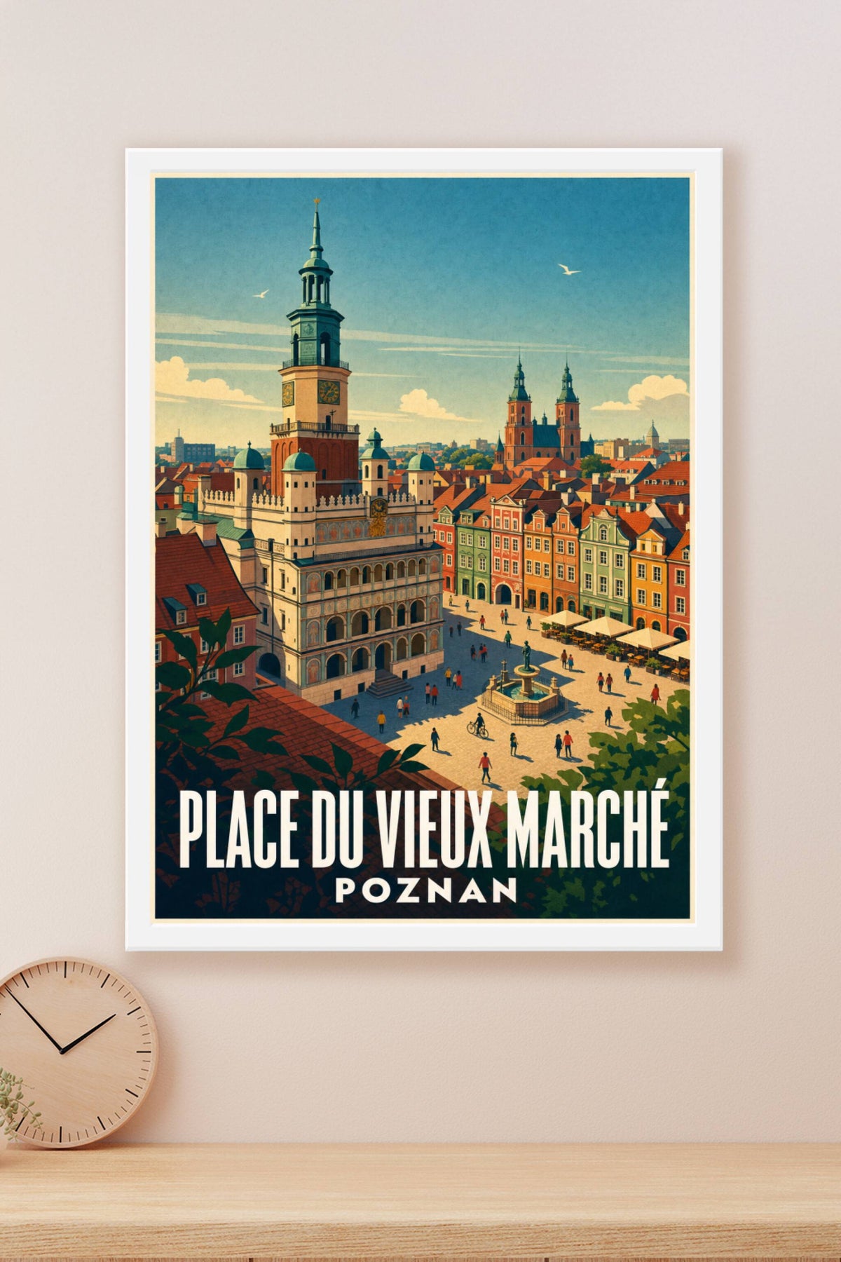 Affiche de Poznan, Place du Vieux Marché