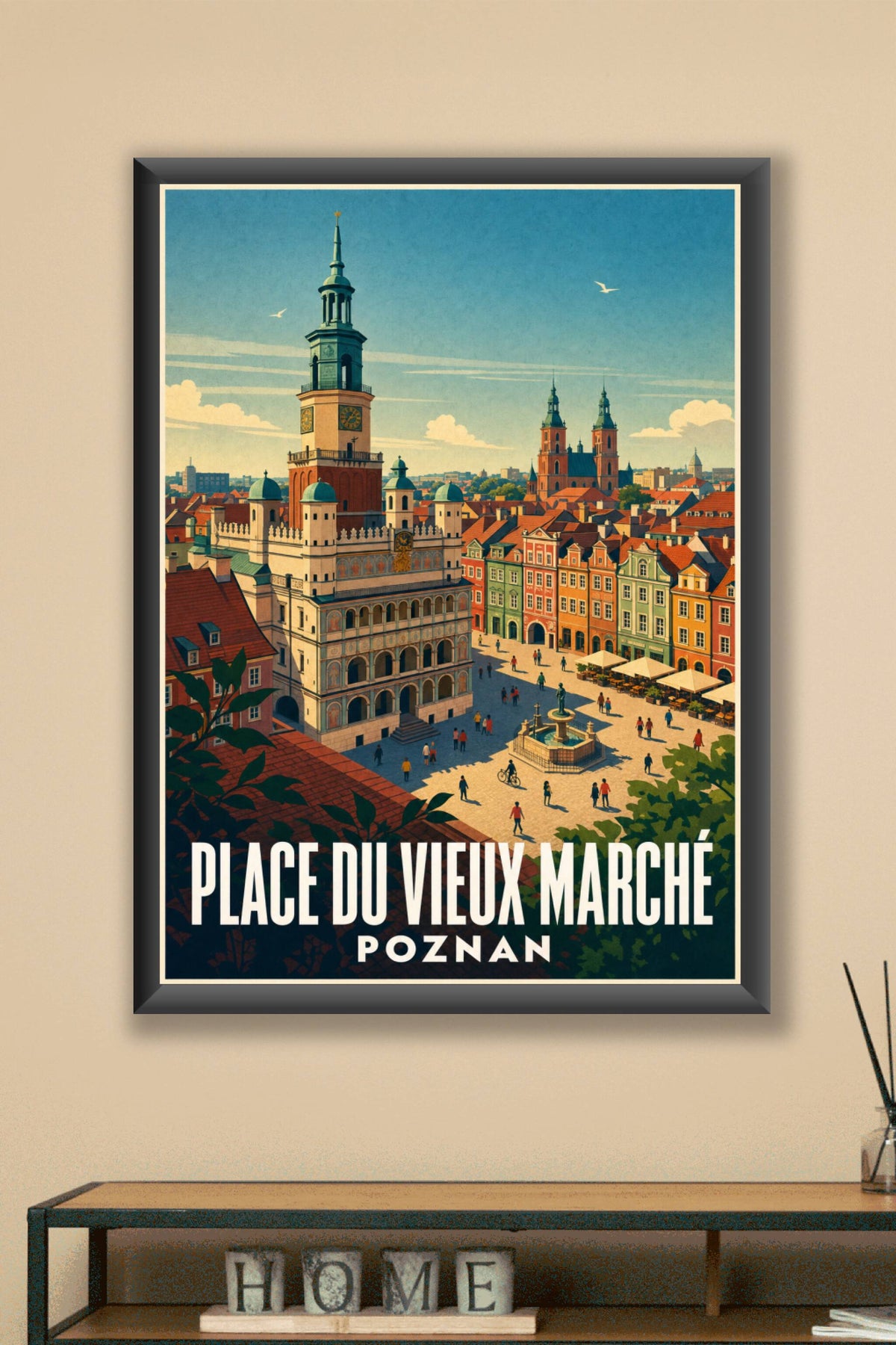 Affiche de Poznan, Place du Vieux Marché