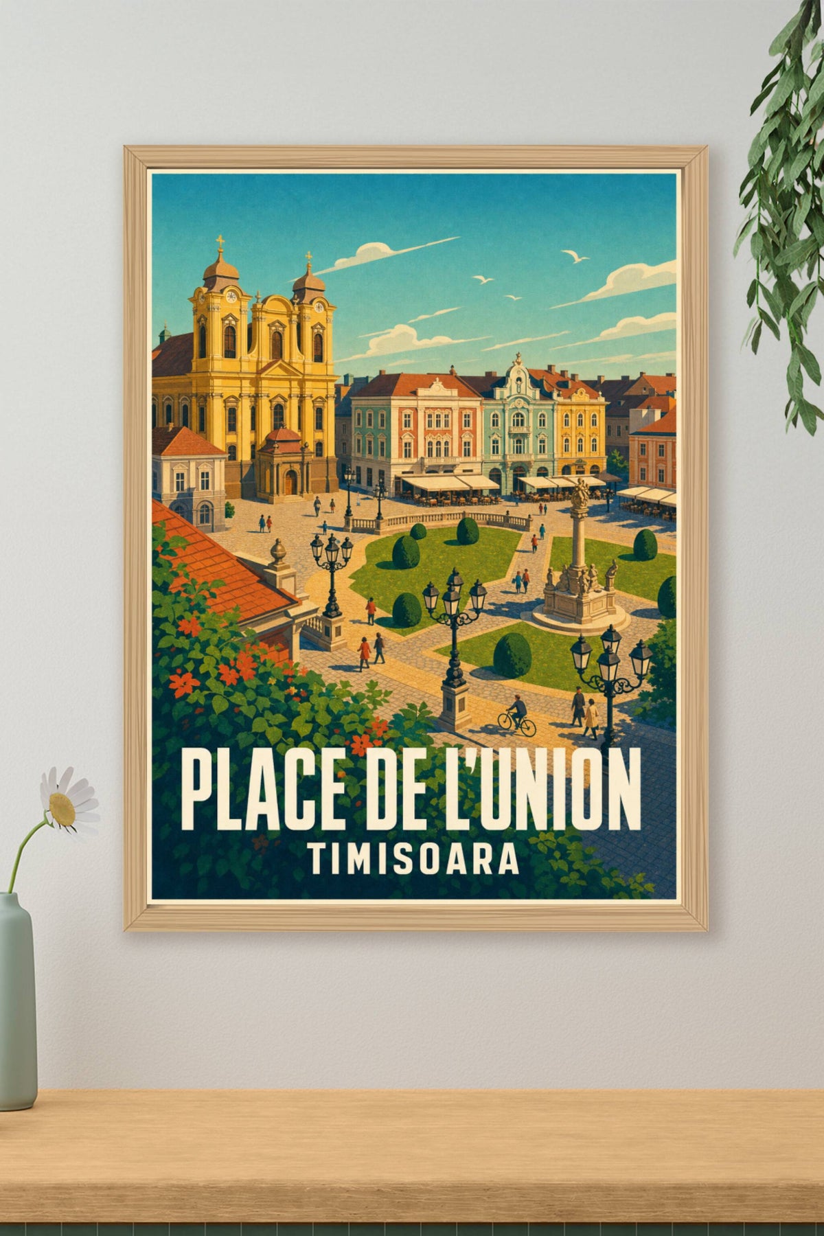 Poster de Timisoara, Place de l'Union