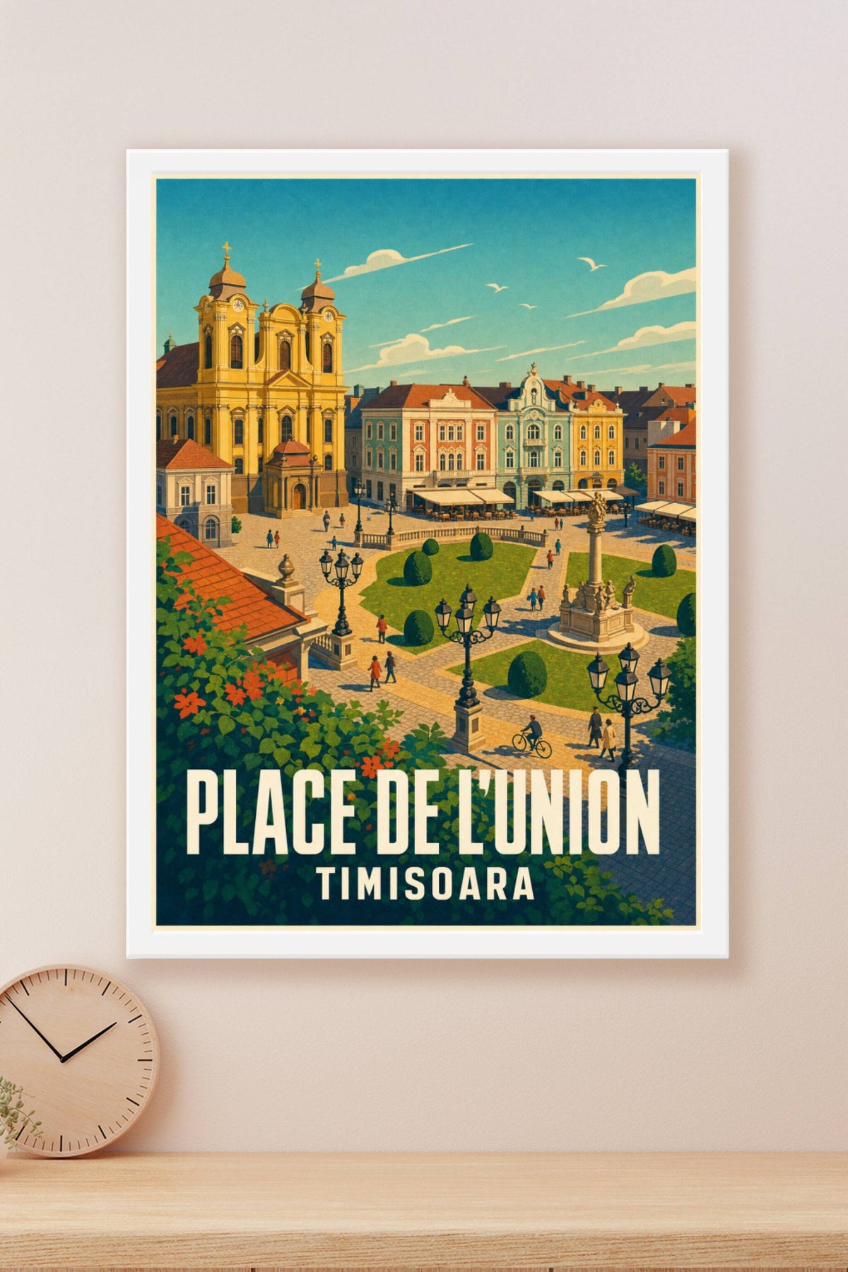 Poster de Timisoara, Place de l'Union