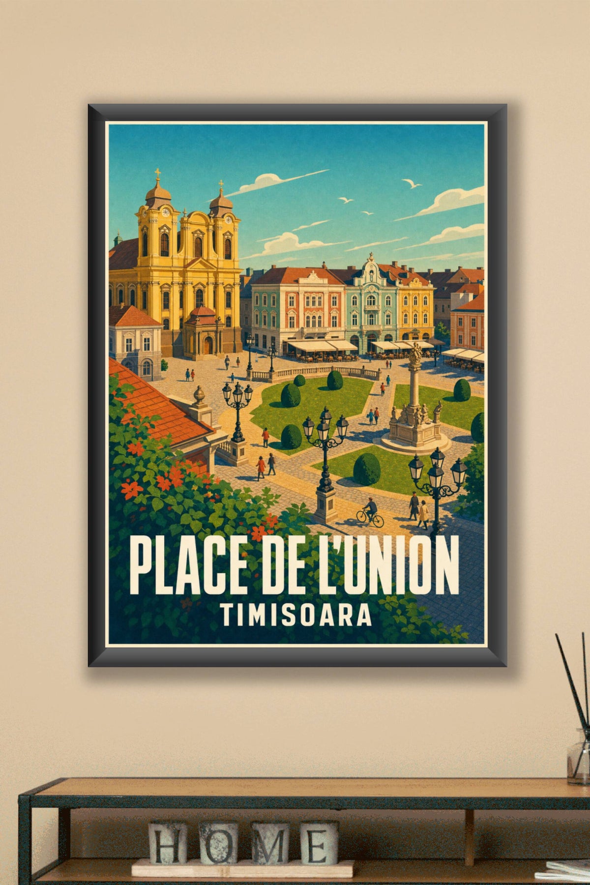 Poster de Timisoara, Place de l'Union