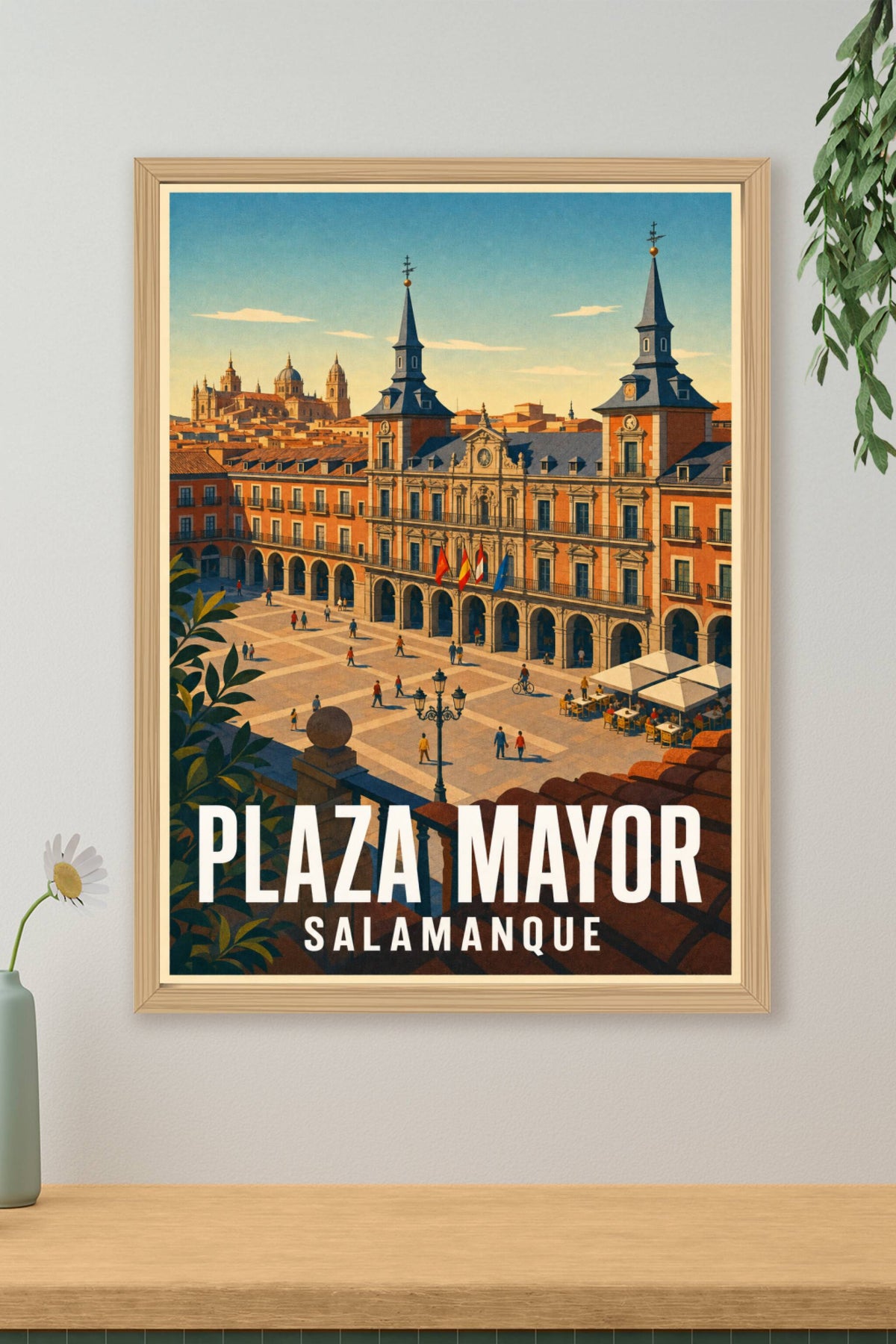 Affiche de Salamanque, Plaza Mayor