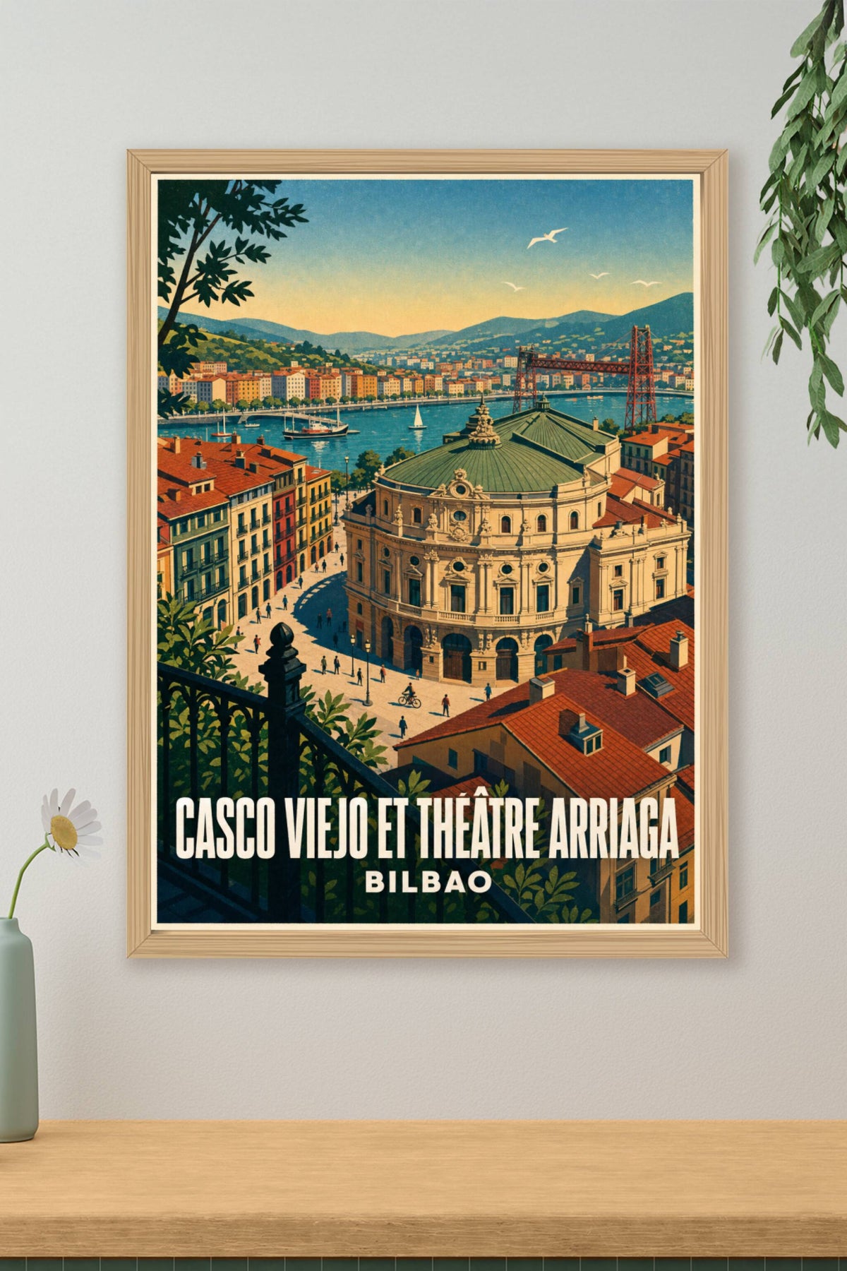 Affiche de Bilbao, poster Théâtre Arriaga