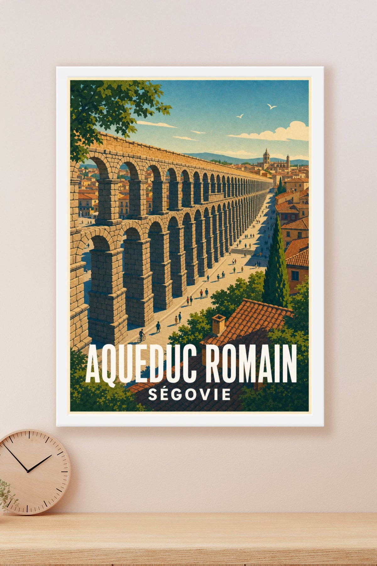 Affiche de Ségovie, Aqueduc Romain
