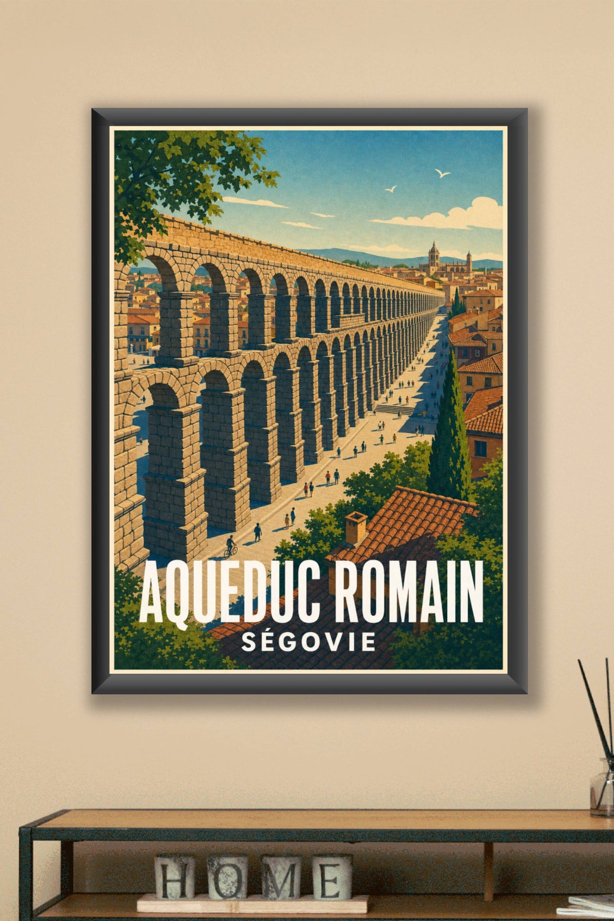Affiche de Ségovie, Aqueduc Romain