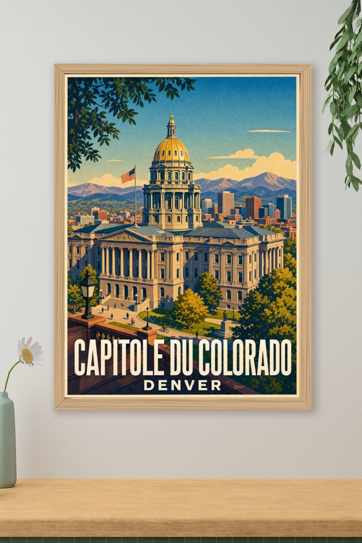 Affiche du Capitole du Colorado, Denver poster