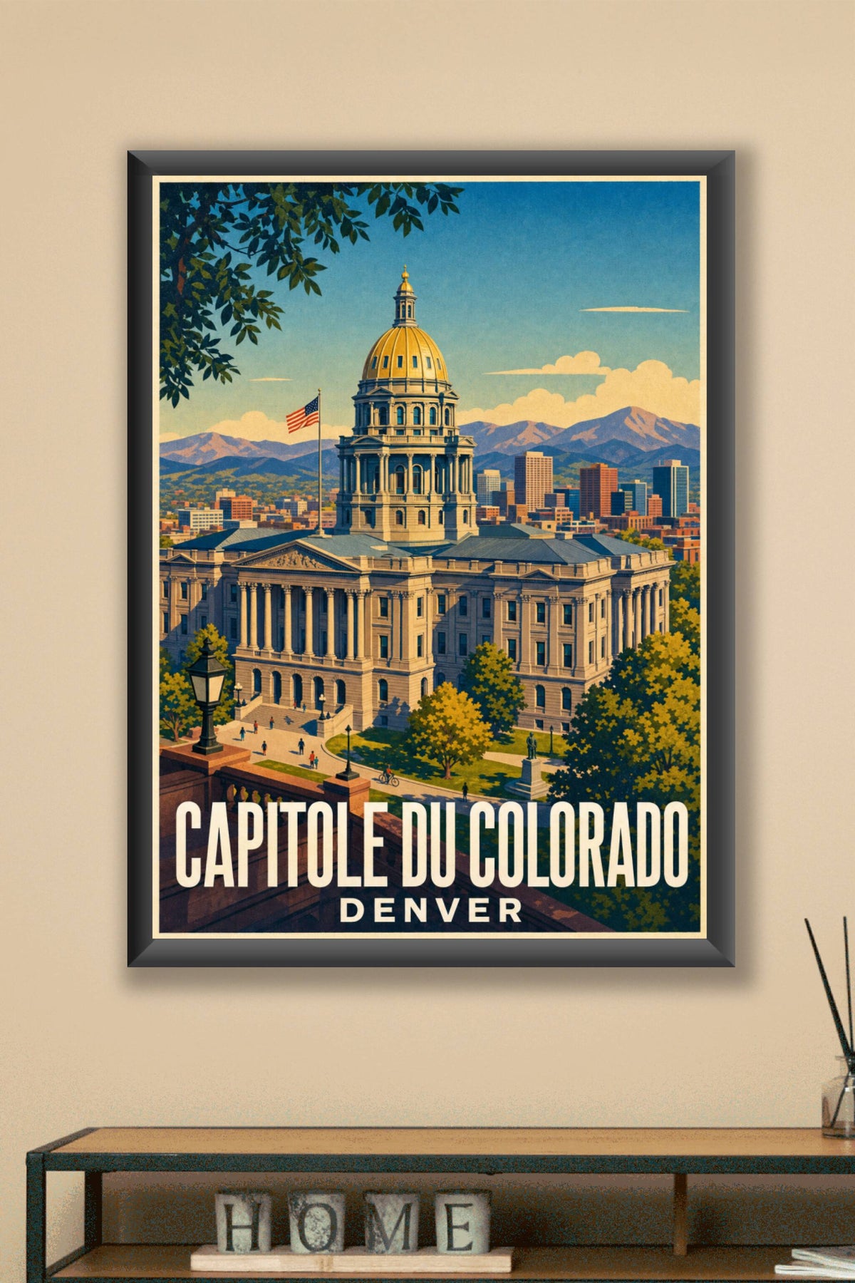 Affiche du Capitole du Colorado, Denver poster