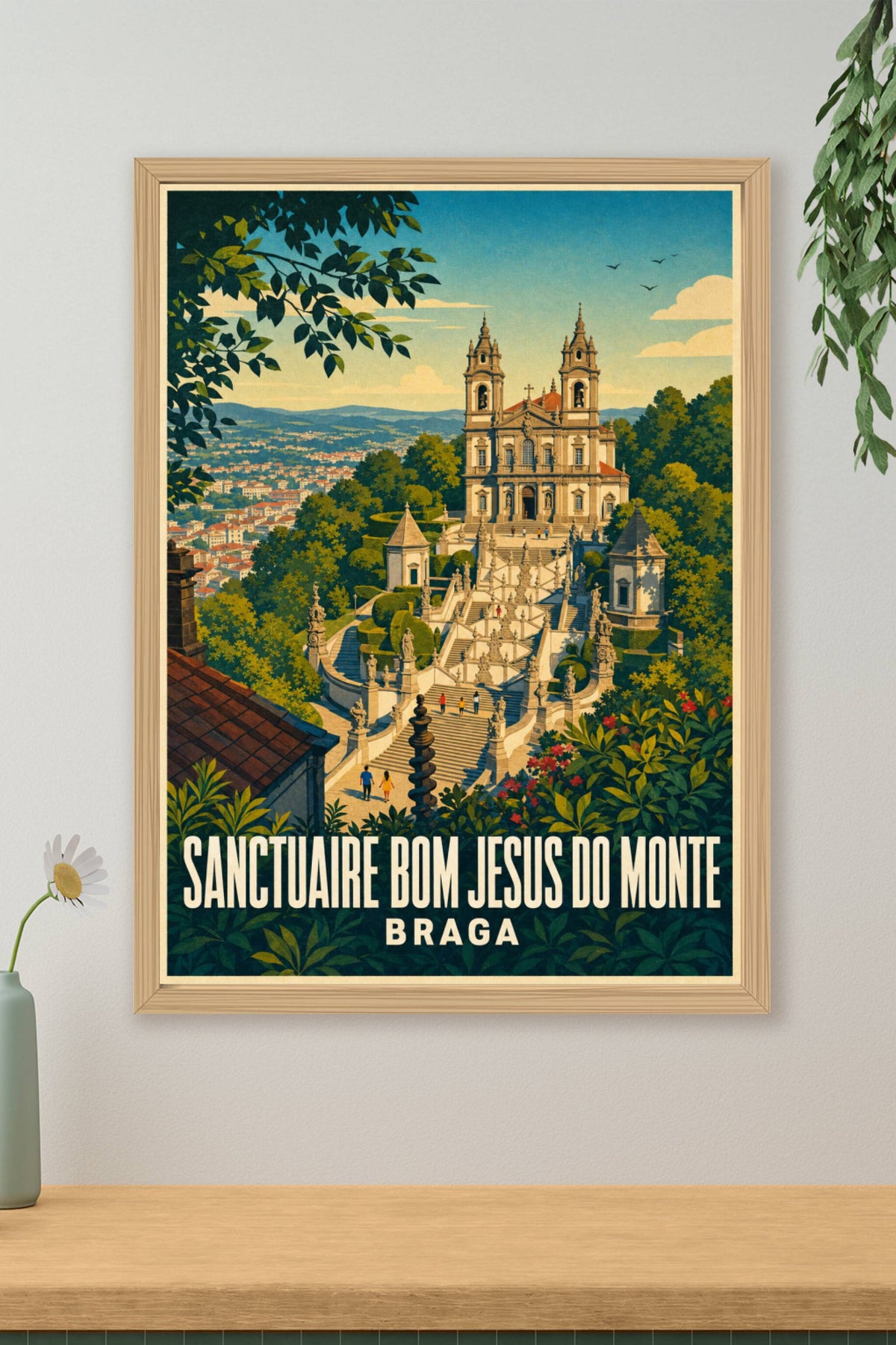 Affiche de Braga, poster Sanctuaire Bom Jesus do Monte