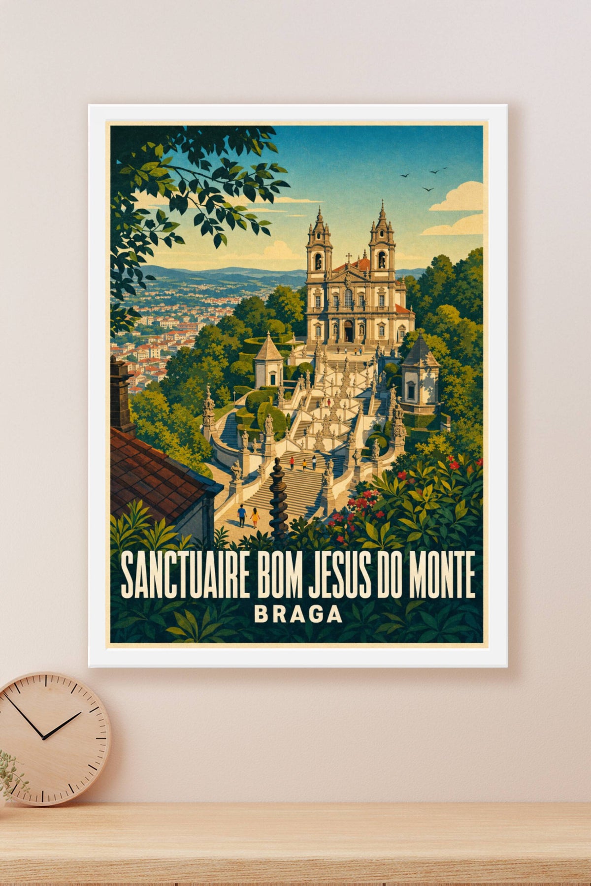 Affiche de Braga, poster Sanctuaire Bom Jesus do Monte