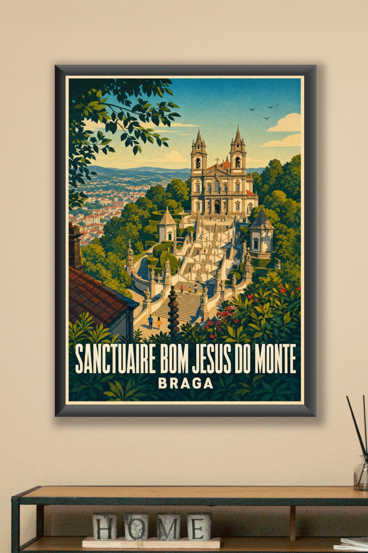 Affiche de Braga, poster Sanctuaire Bom Jesus do Monte