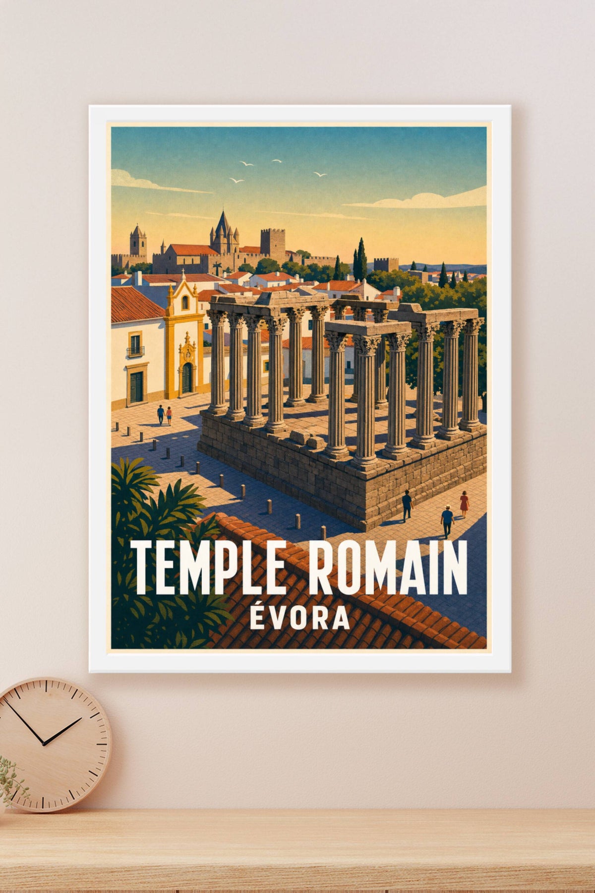 Affiche d'Évora, Temple Romain