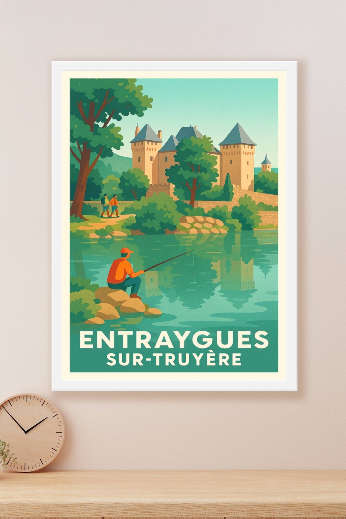 Affiche de Entraygues-sur-Truyère - Évasion bucolique au bord de l'eau