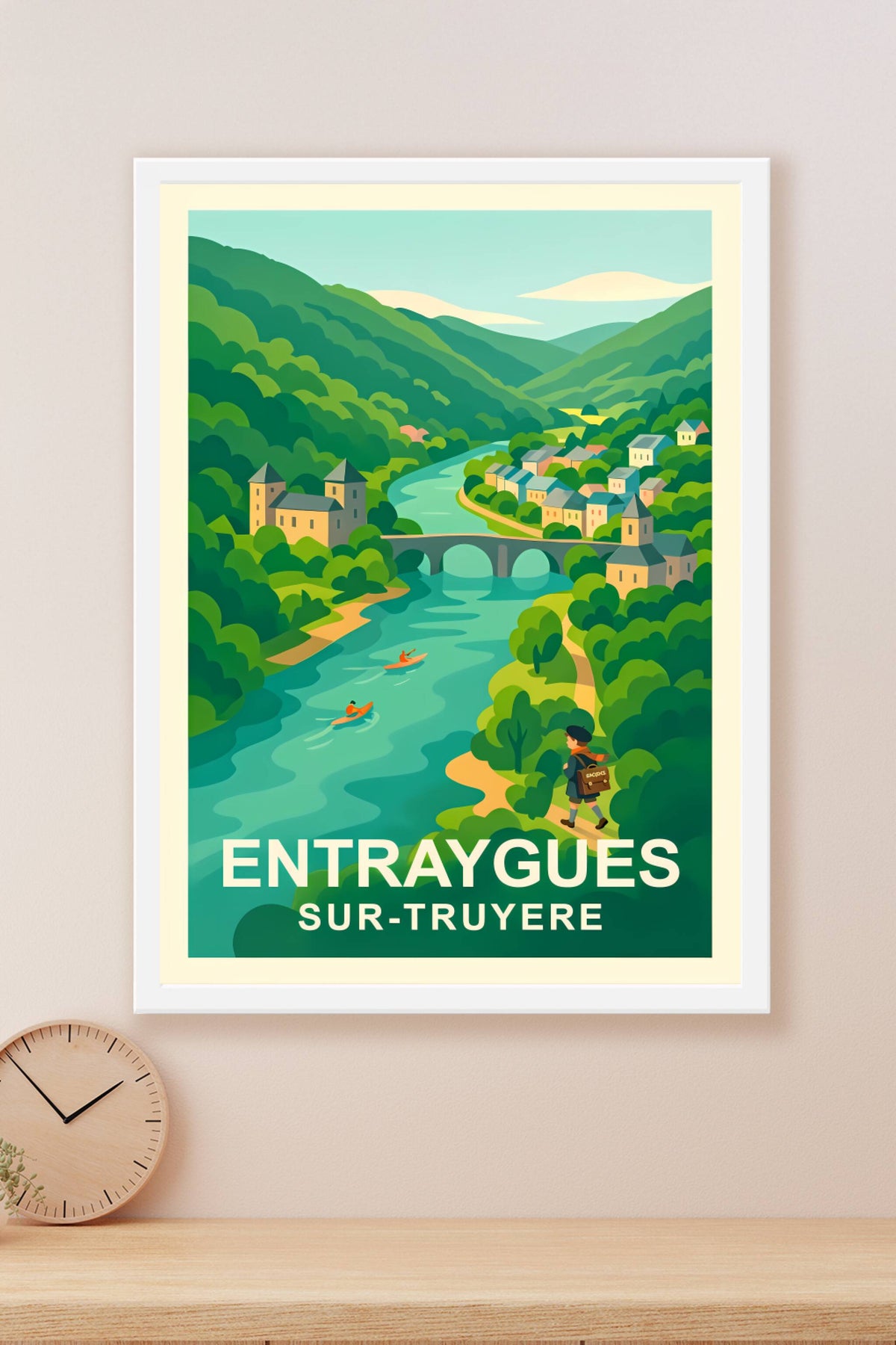 Affiche de Entraygues-sur-Truyère - Havre de verdure et sérénité