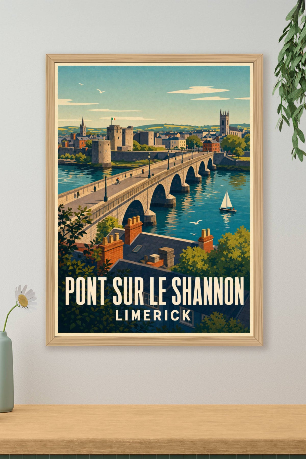 Poster de Limerick, Pont sur le Shannon