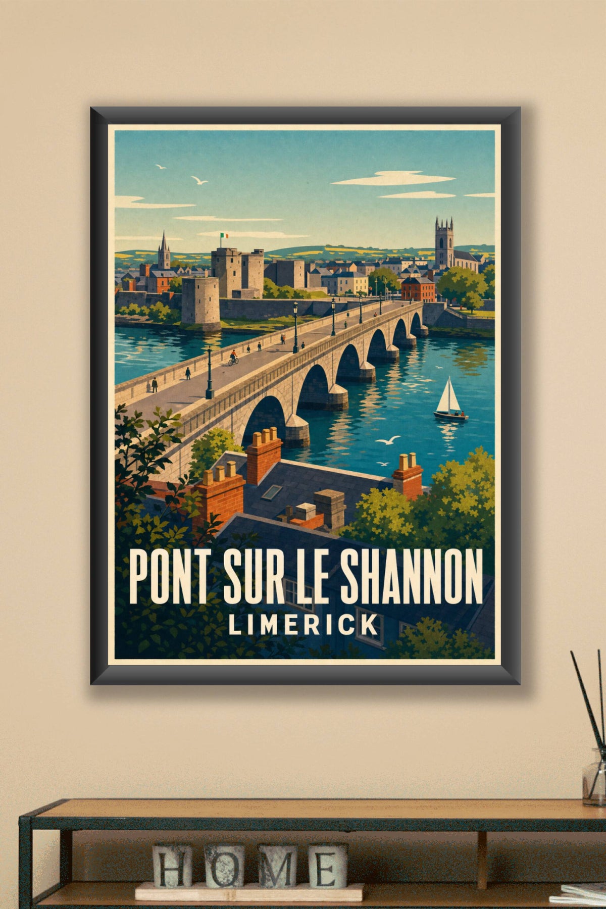 Poster de Limerick, Pont sur le Shannon