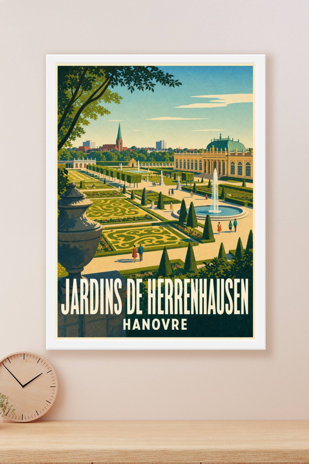 Poster des Jardins de Herrenhausen, Hanovre