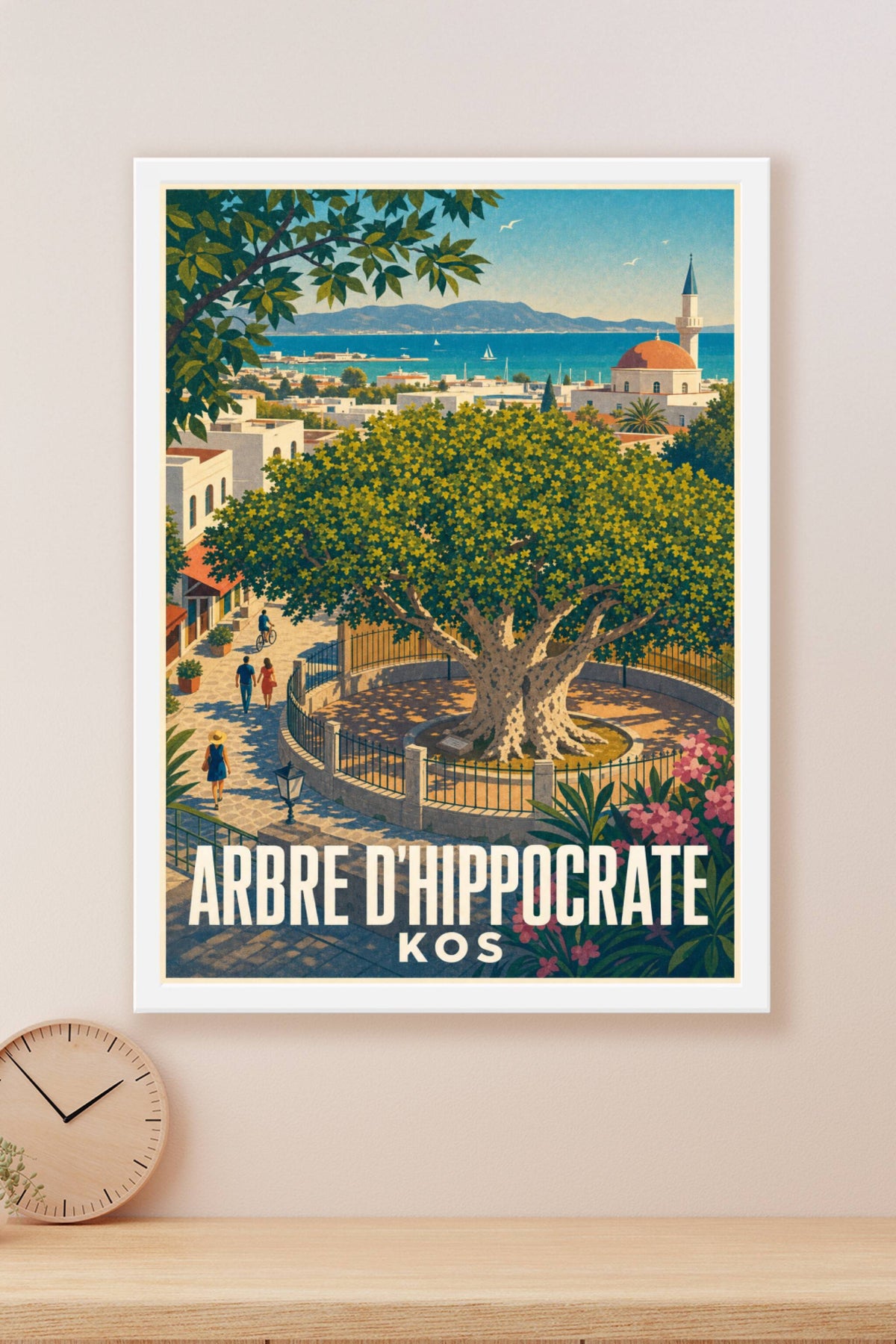 Affiche de l'Arbre d'Hippocrate, poster de Kos