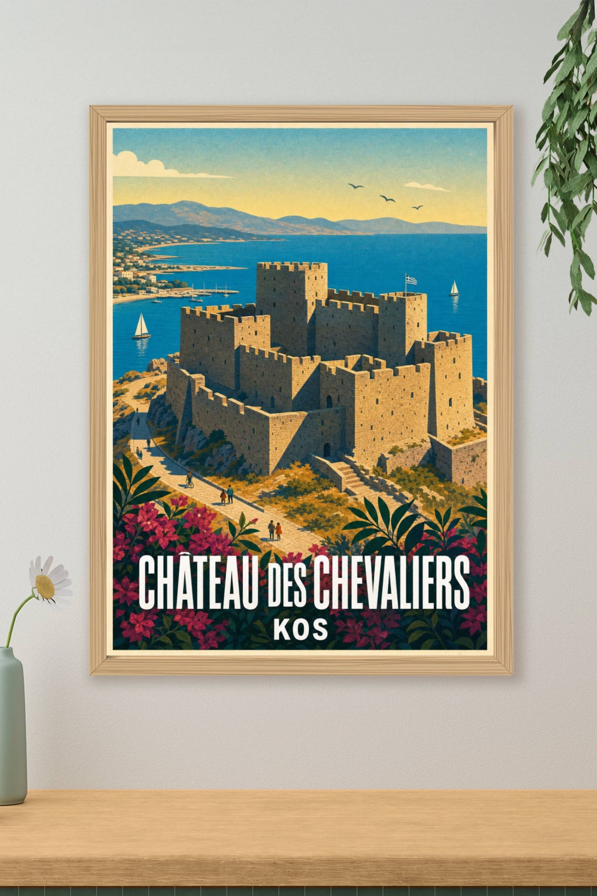 Affiche de Kos, Château des Chevaliers