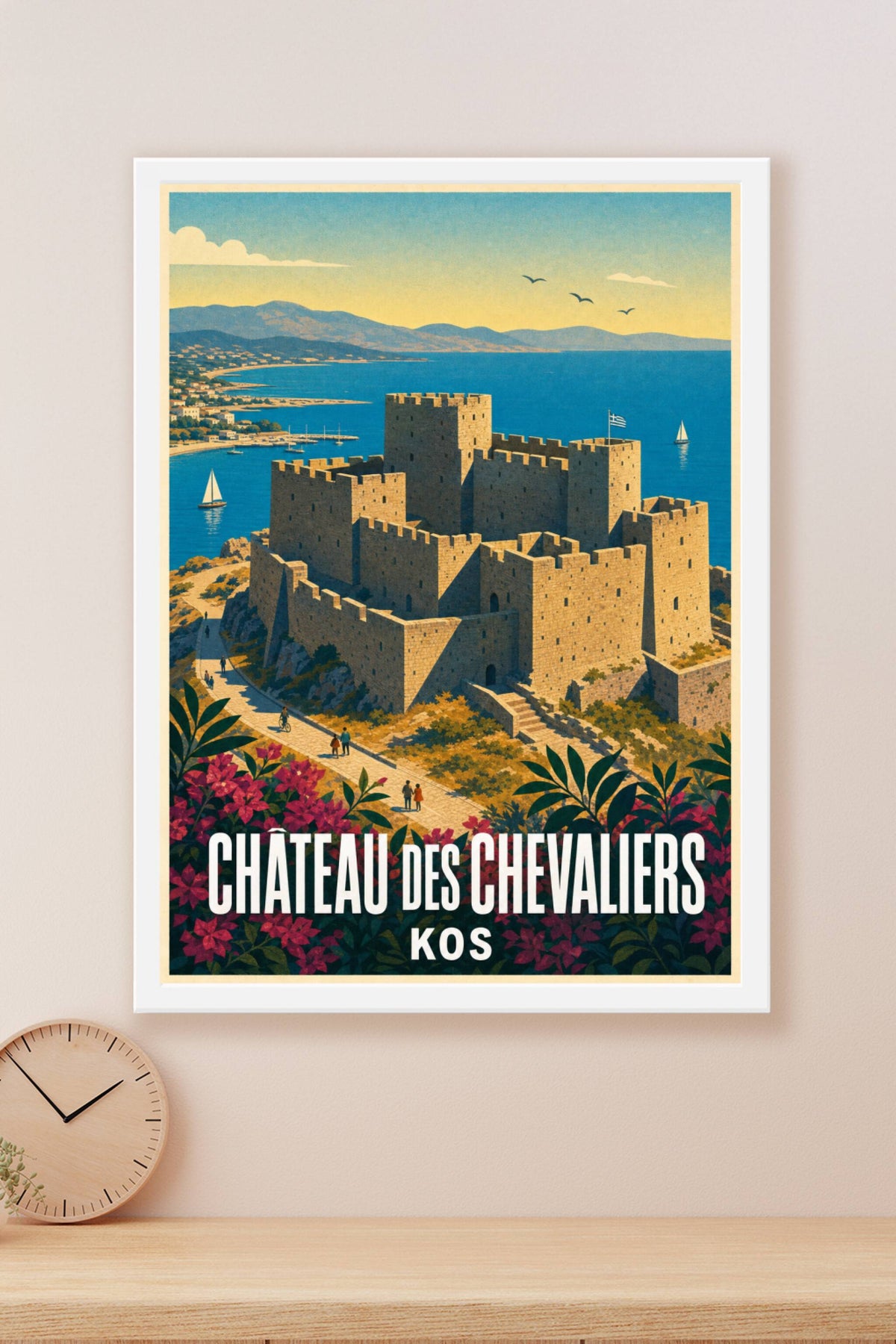 Affiche de Kos, Château des Chevaliers