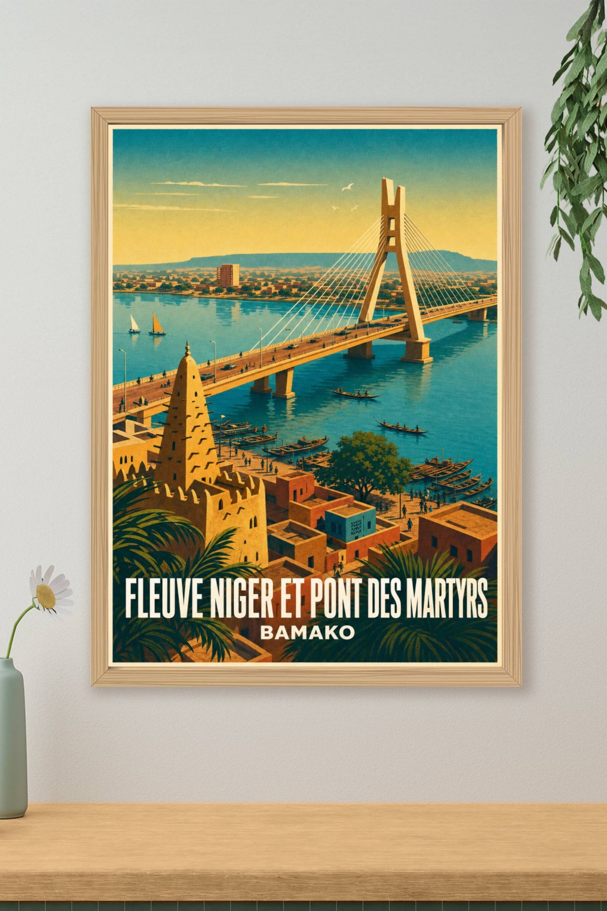 Affiche de Bamako, poster Pont des Martyrs