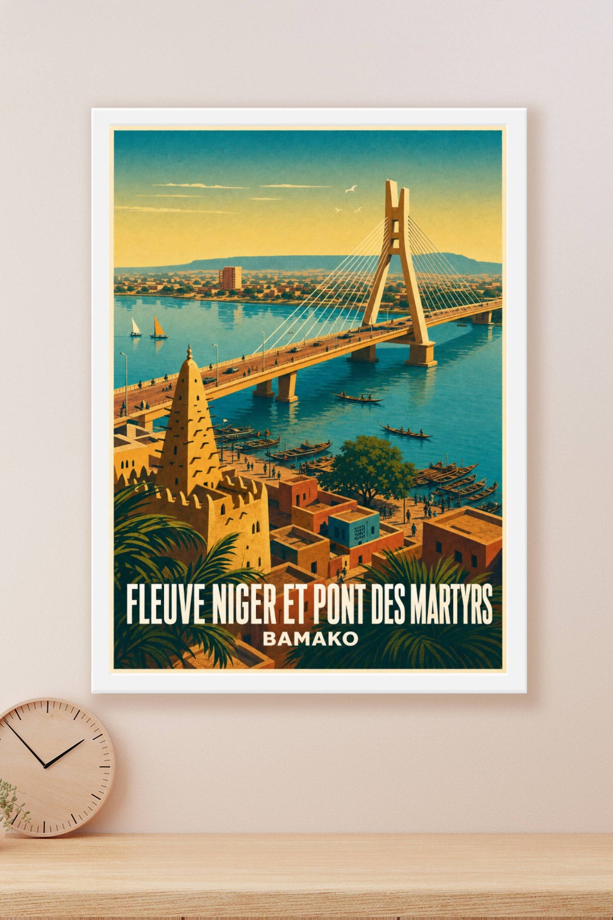 Affiche de Bamako, poster Pont des Martyrs
