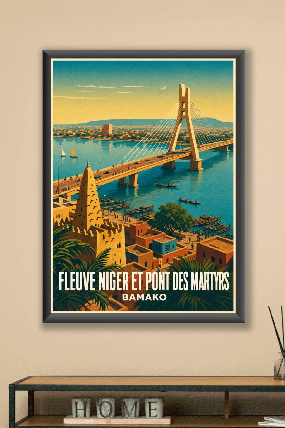 Affiche de Bamako, poster Pont des Martyrs