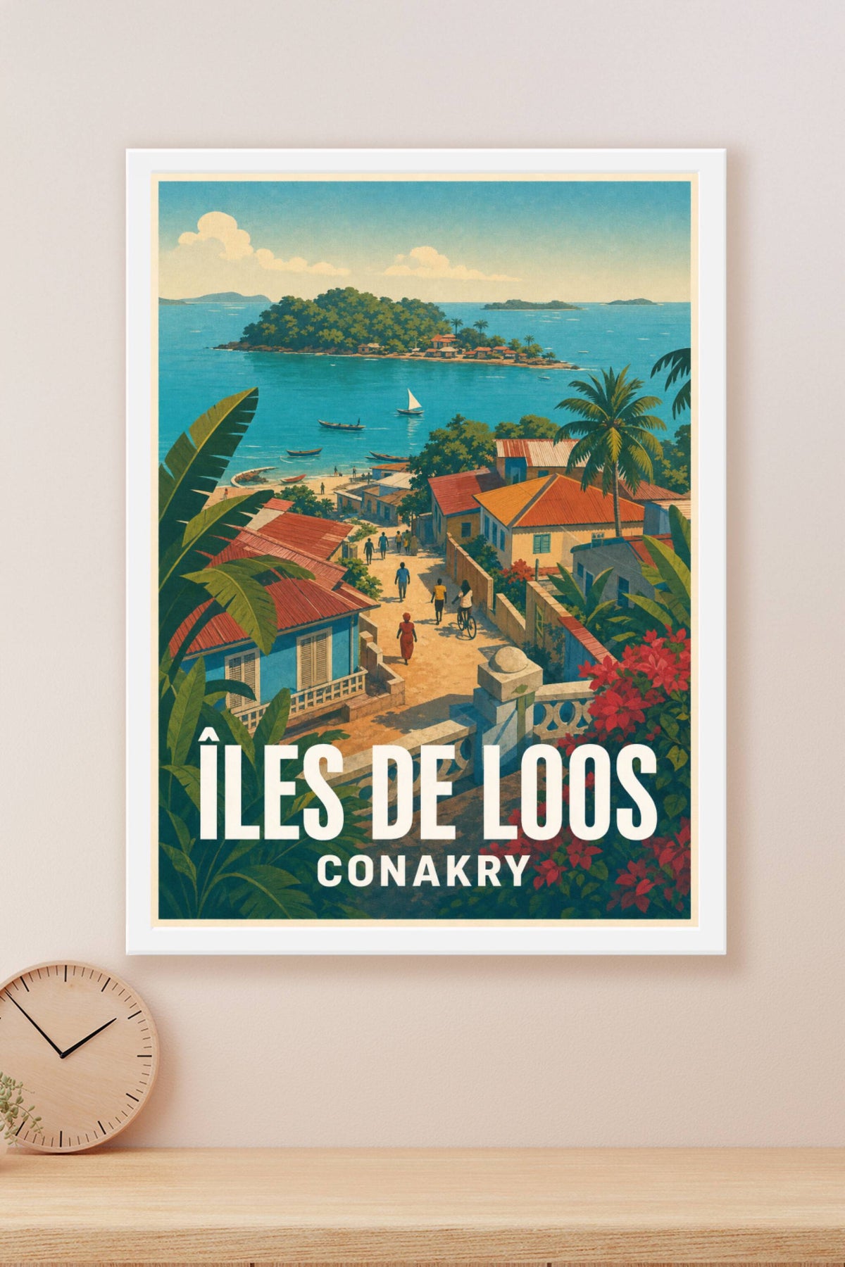 Affiche des Îles de Loos, poster Conakry