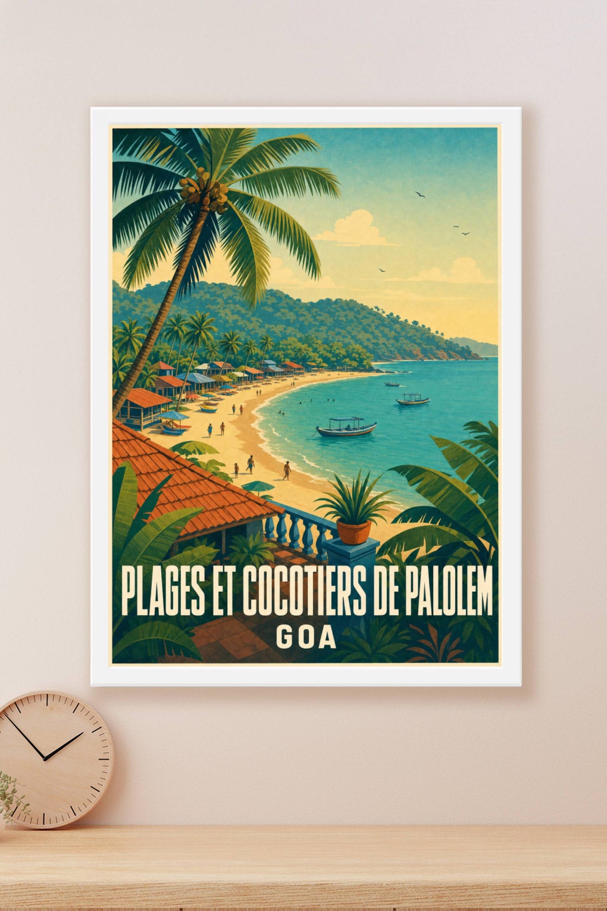 Affiche de Goa, poster Plages et Cocotiers
