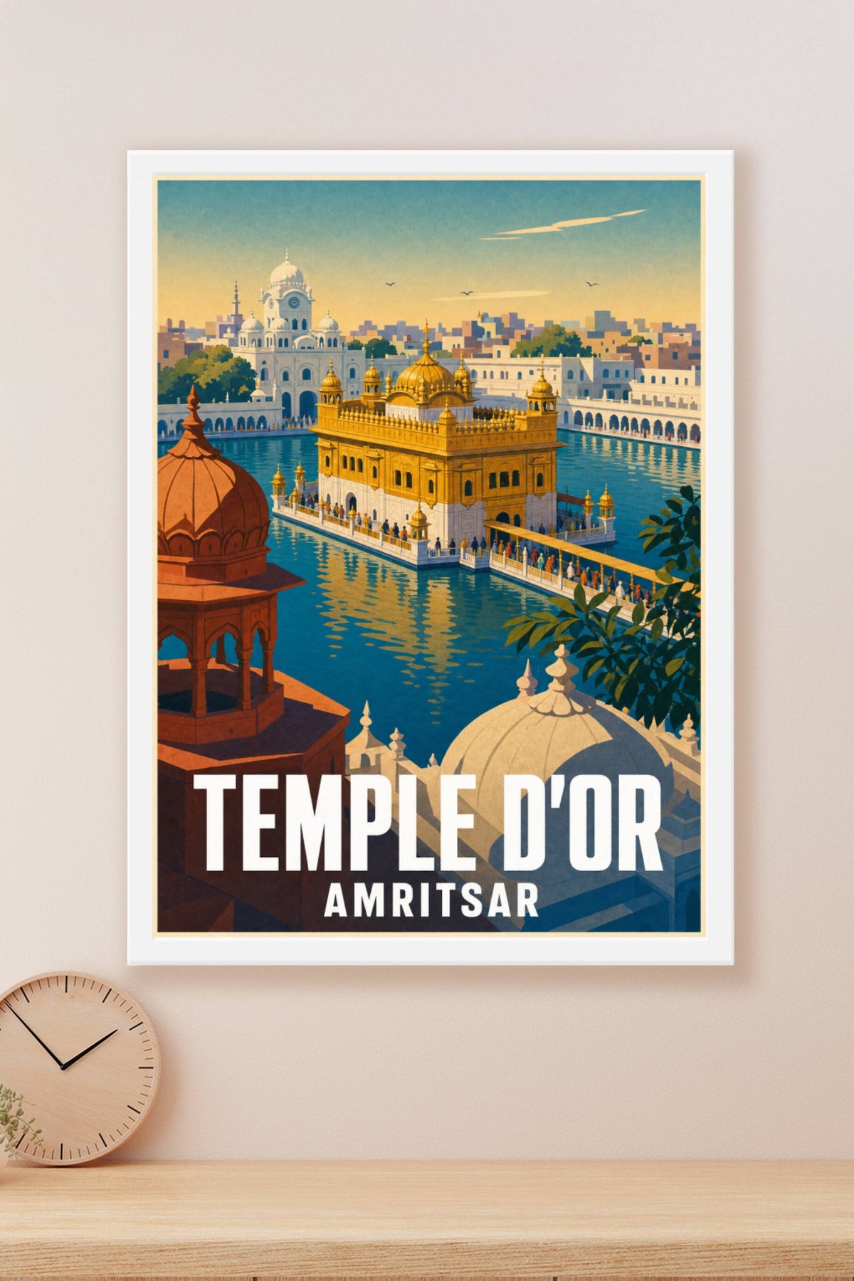 Affiche du Temple d'Or, poster Amritsar