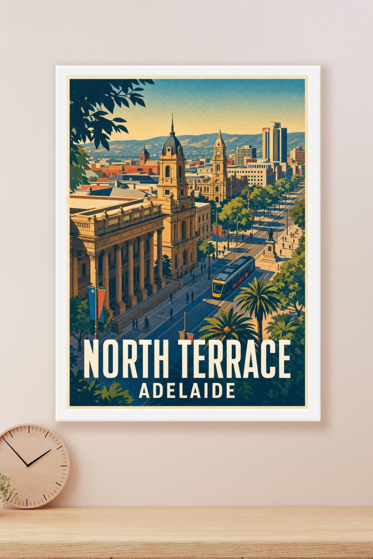 Affiche d'Adelaide, North Terrace