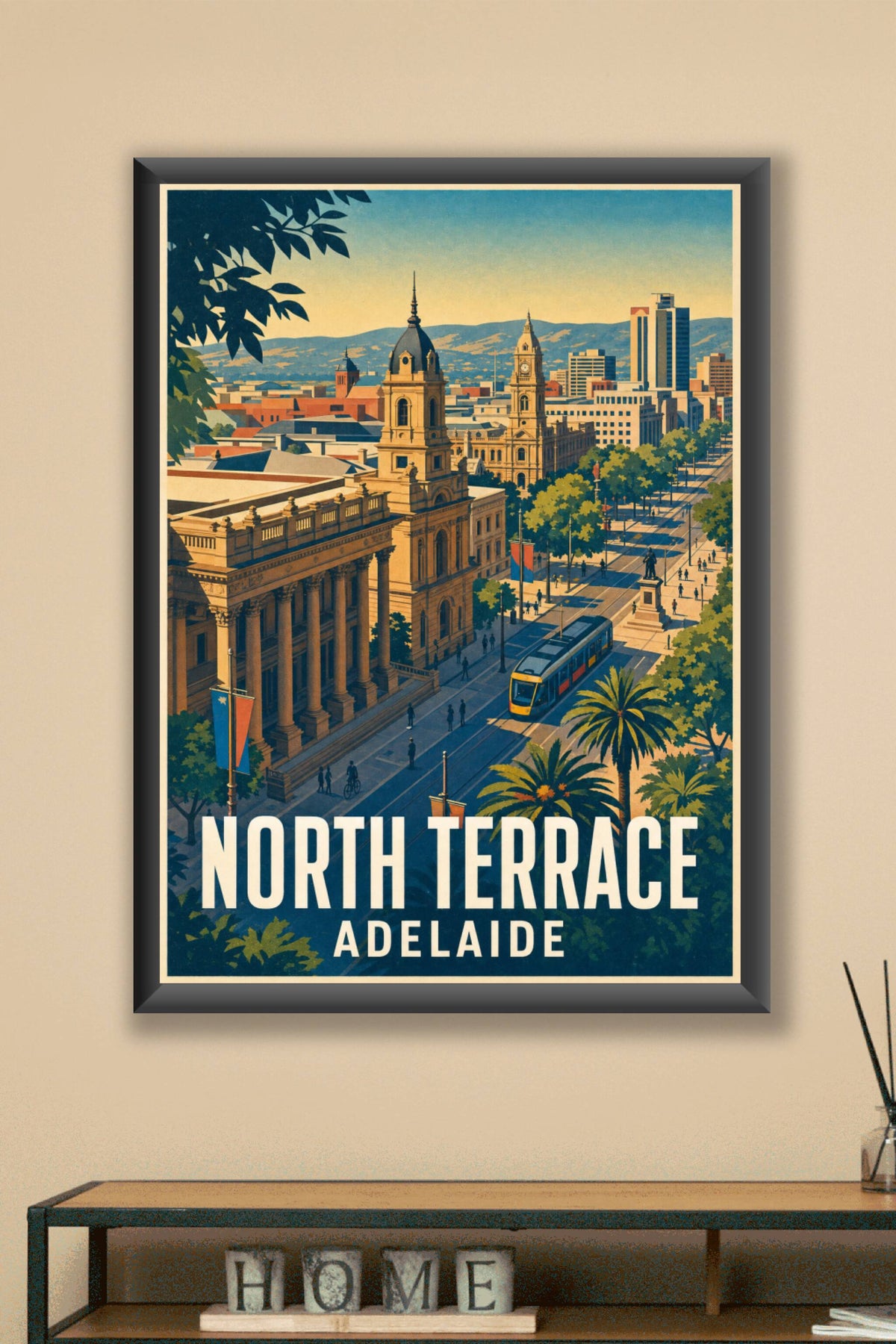 Affiche d'Adelaide, North Terrace