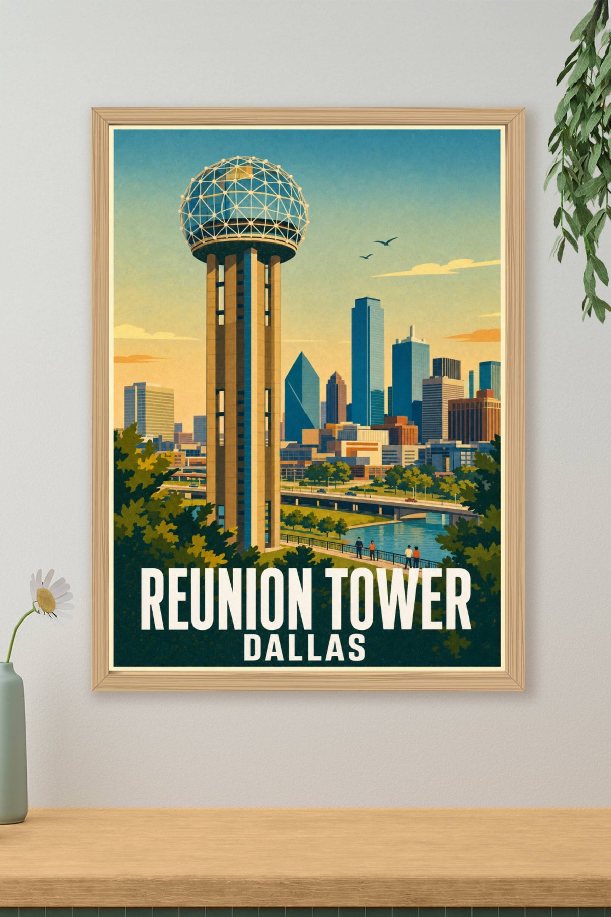 Affiche de Dallas, Reunion Tower