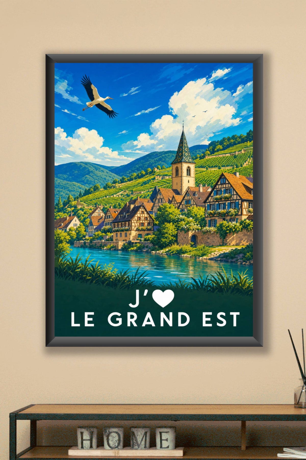 Affiche j'aime le Grand Est