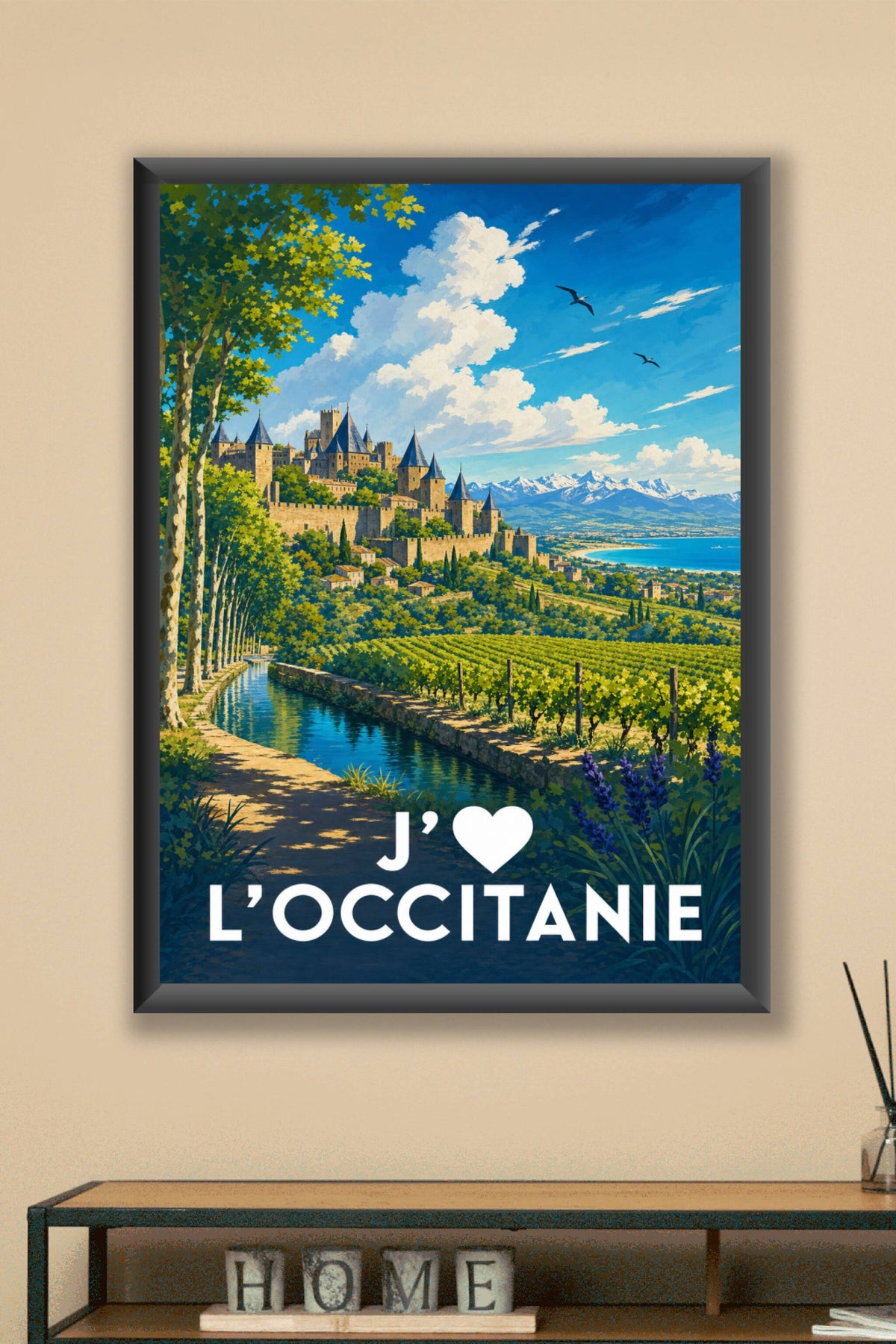 Affiche j'aime l'Occitanie