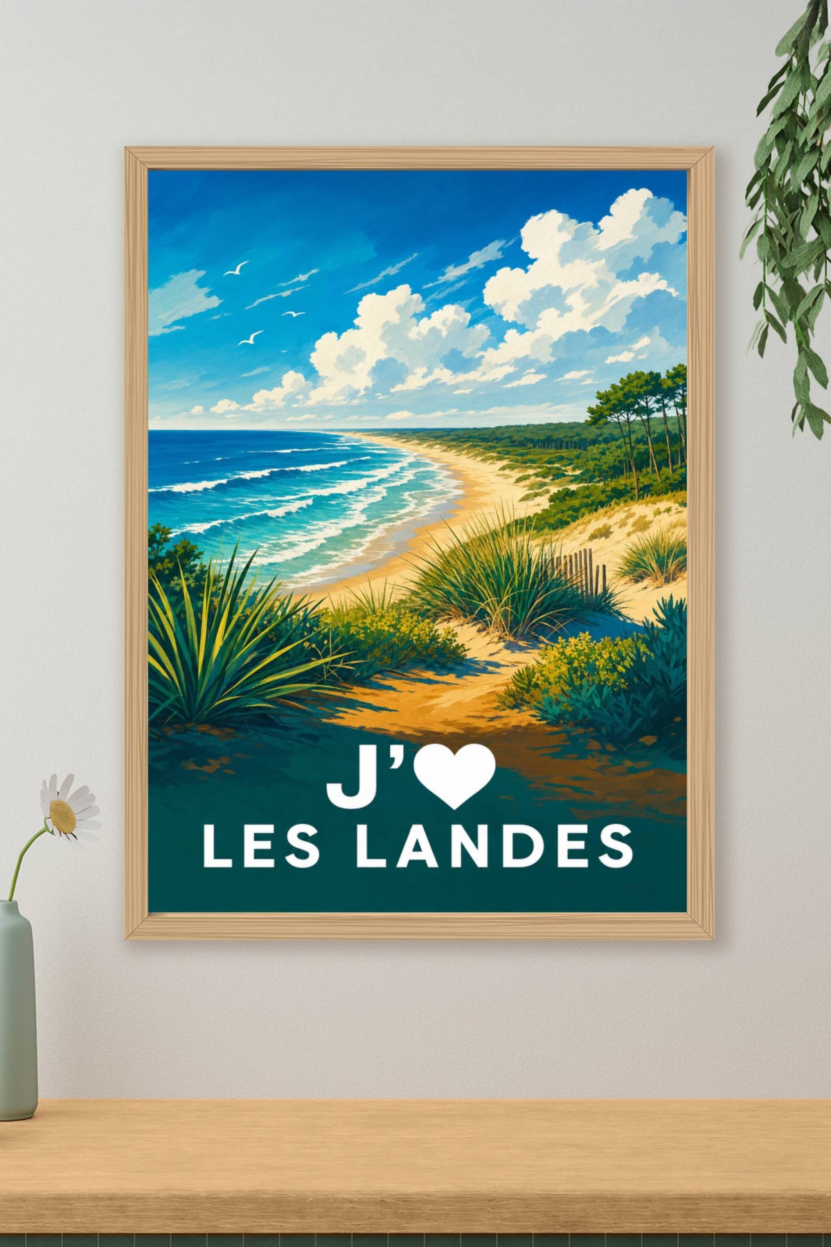 Affiche J'aime les Landes