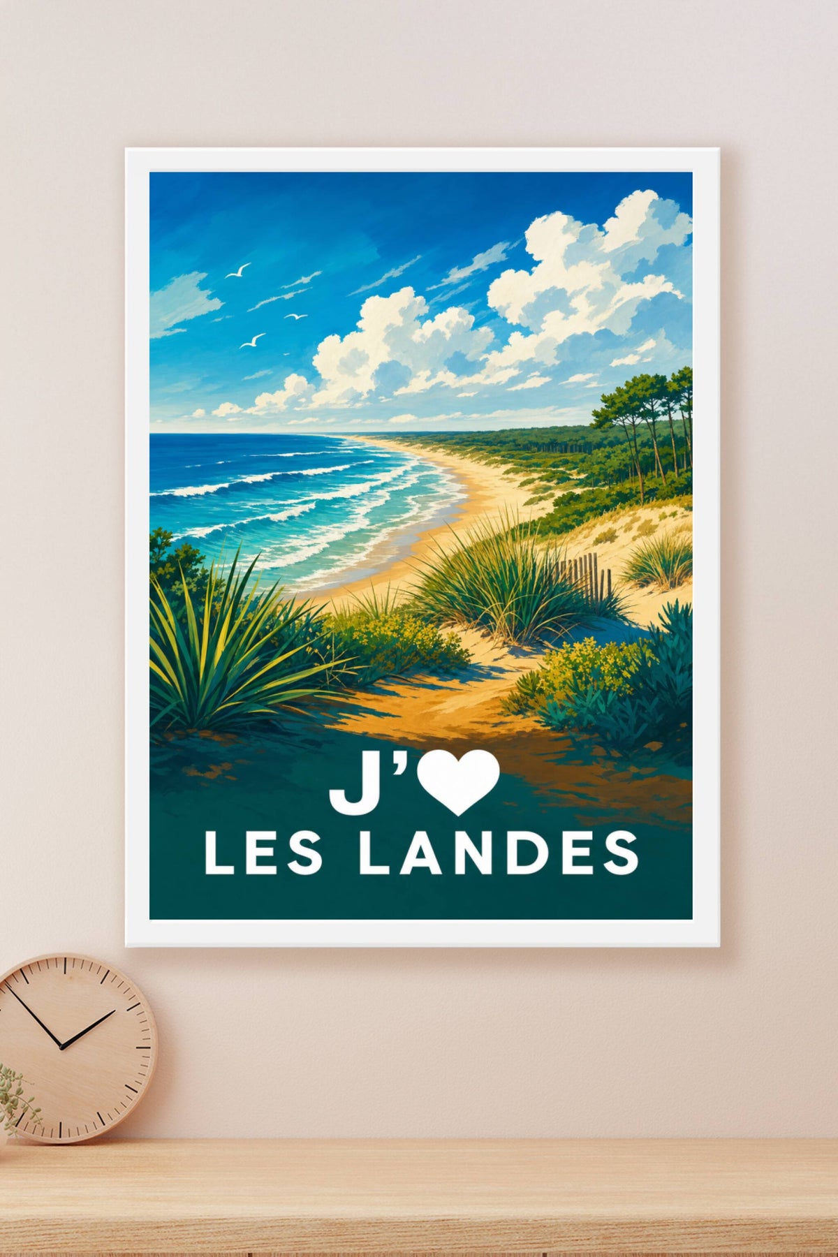 Affiche J'aime les Landes