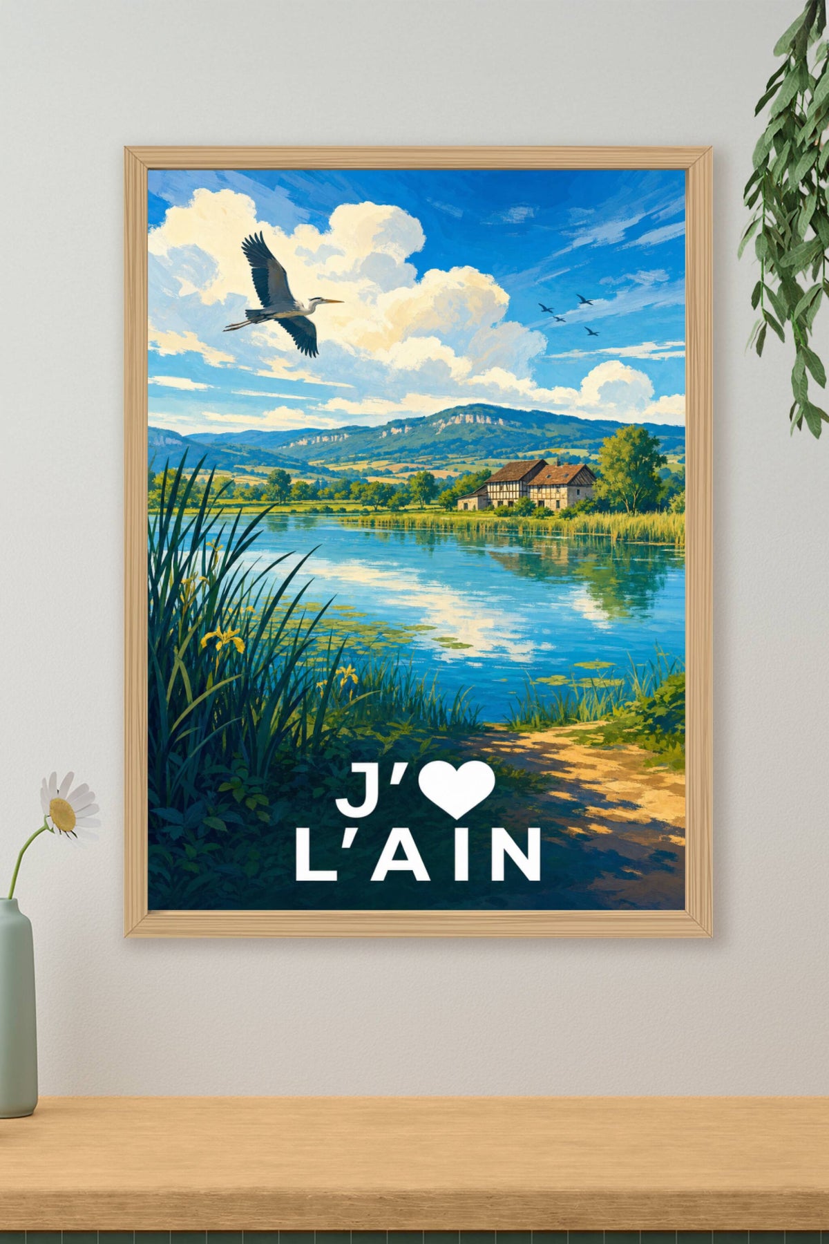 Affiche J'aime l'Ain