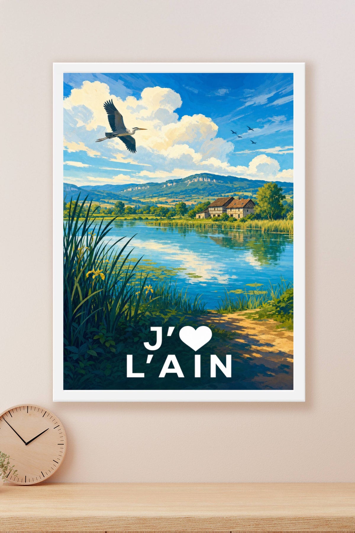 Affiche J'aime l'Ain