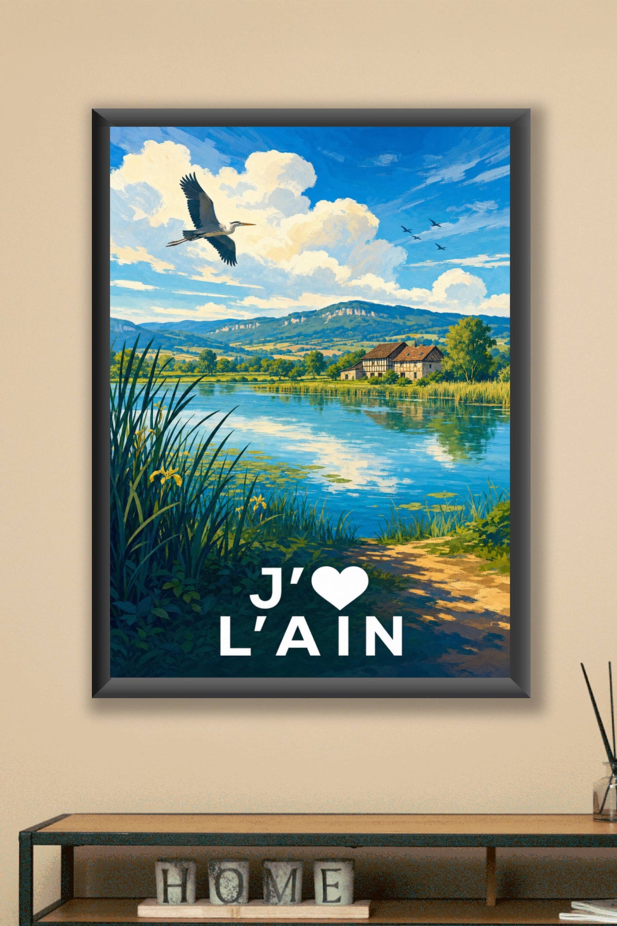 Affiche J'aime l'Ain
