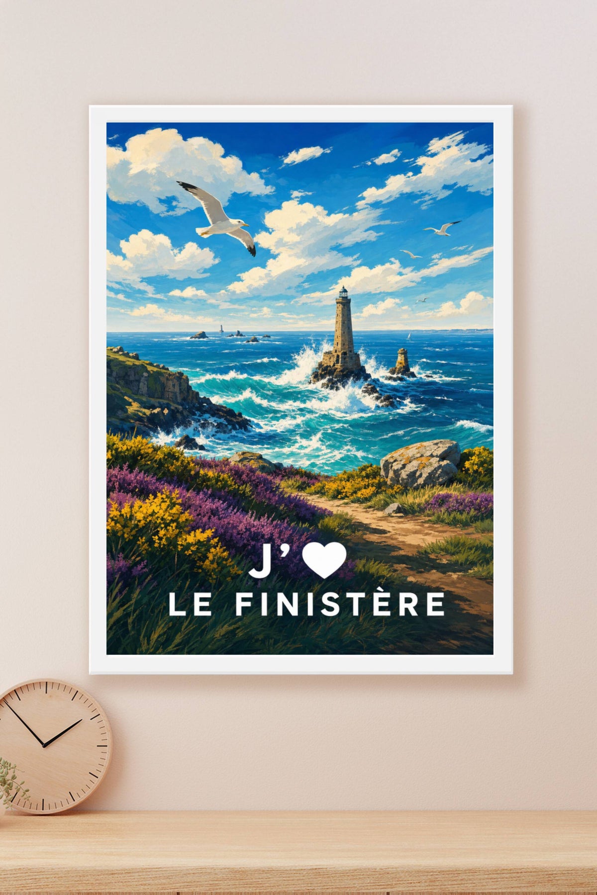 Affiche J'aime le Finistère