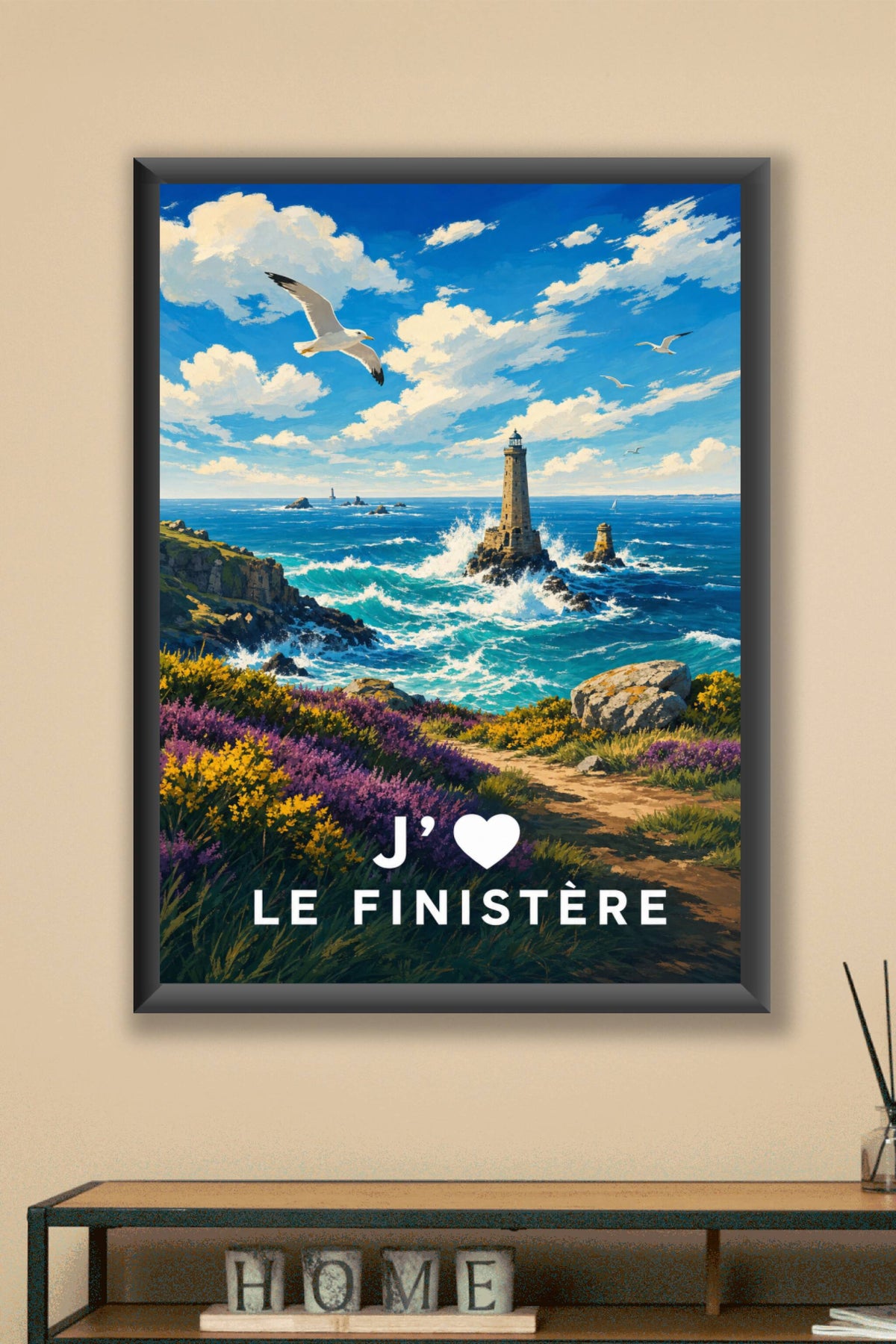 Affiche J'aime le Finistère
