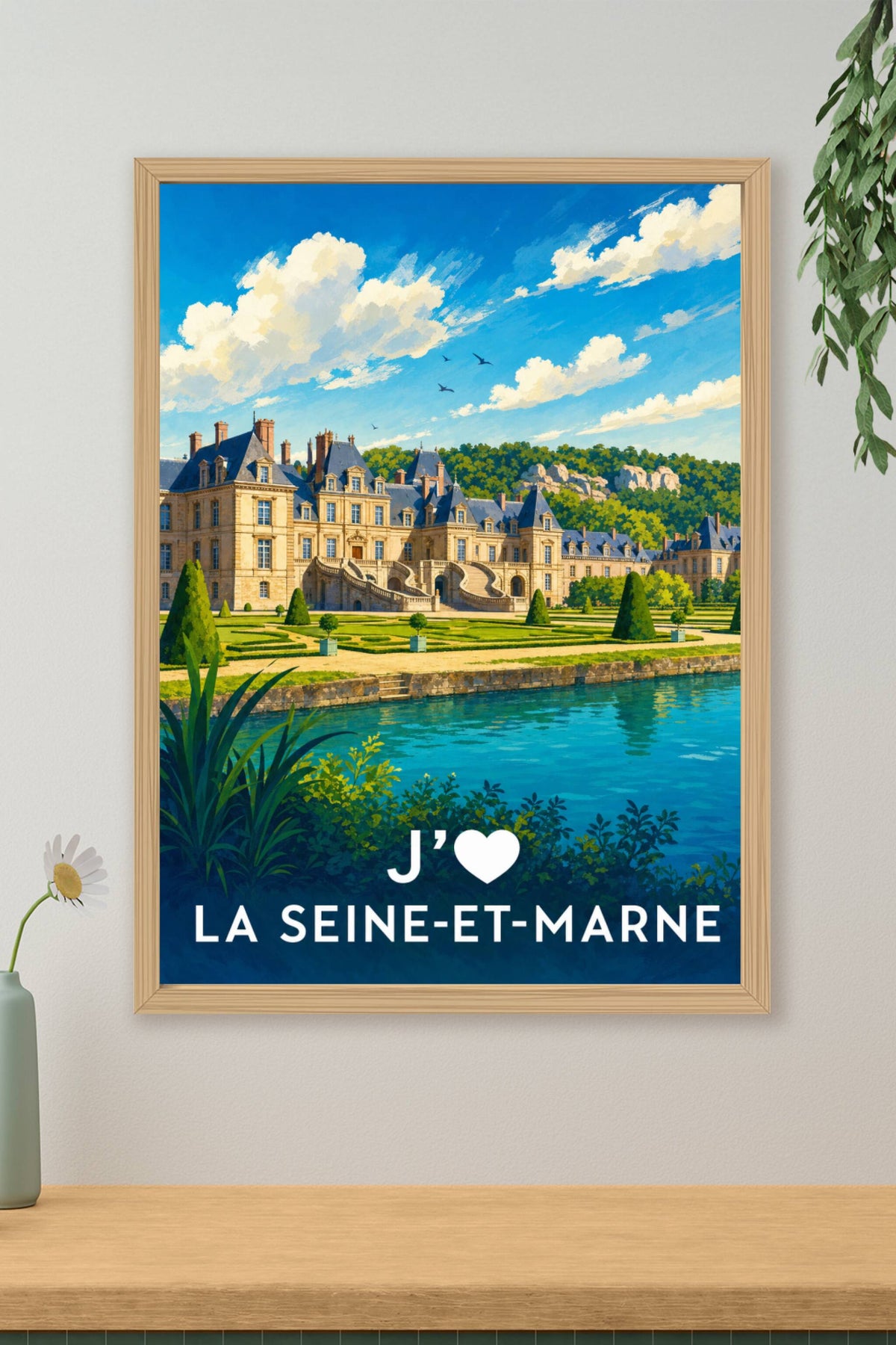 Affiche J'aime la Seine-et-Marne