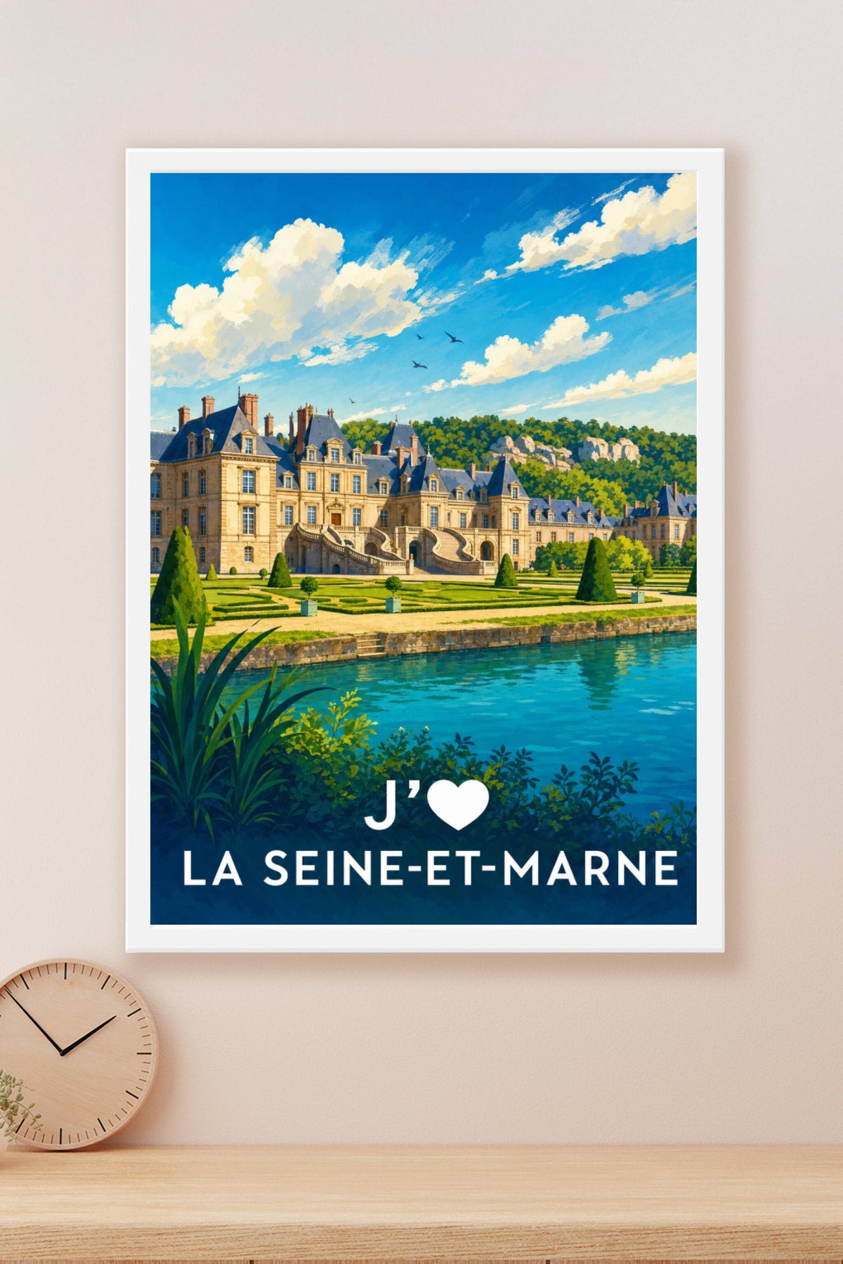 Affiche J'aime la Seine-et-Marne